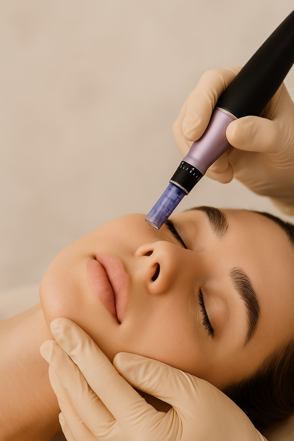 SkinPen microneedling session being performed to improve skin tone, texture, and overall radiance at Valere Medical Aesthetics