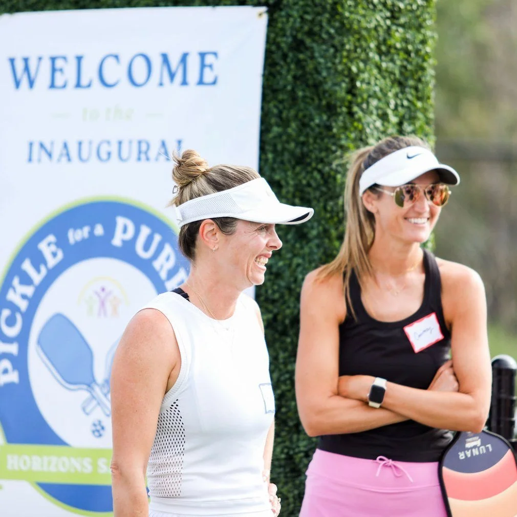 On September 27, at Barnes Tennis Center, over 125 people came together to pickle, laugh, joke, tease, and enjoy a meal together. While the peals of laughter rang loudly on court, we never lost sight of the fact that every dollar donated supported th