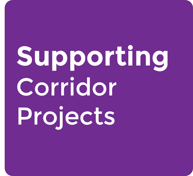 Click for more info about supporting corridor projects