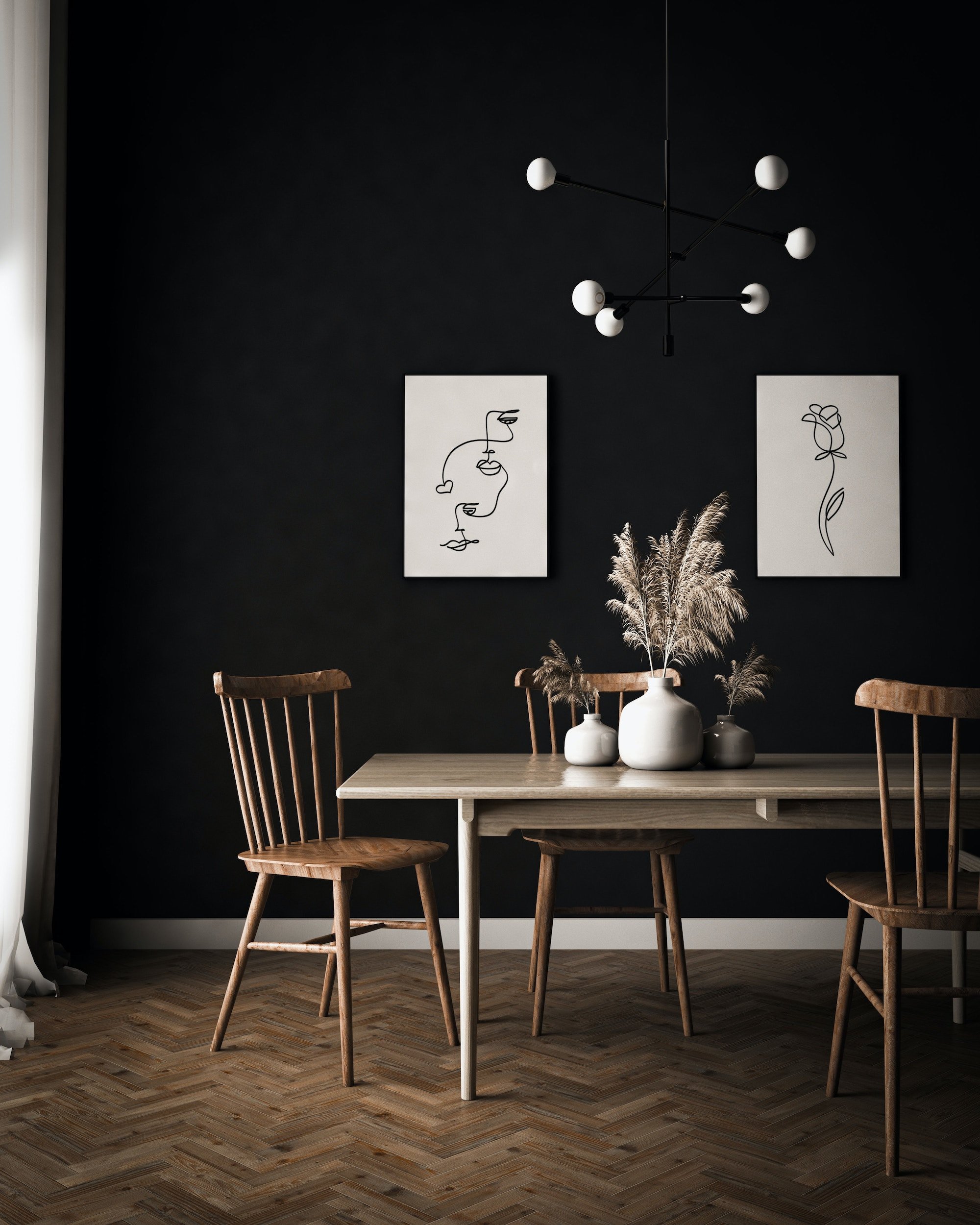 Bold Dining Room Makeover