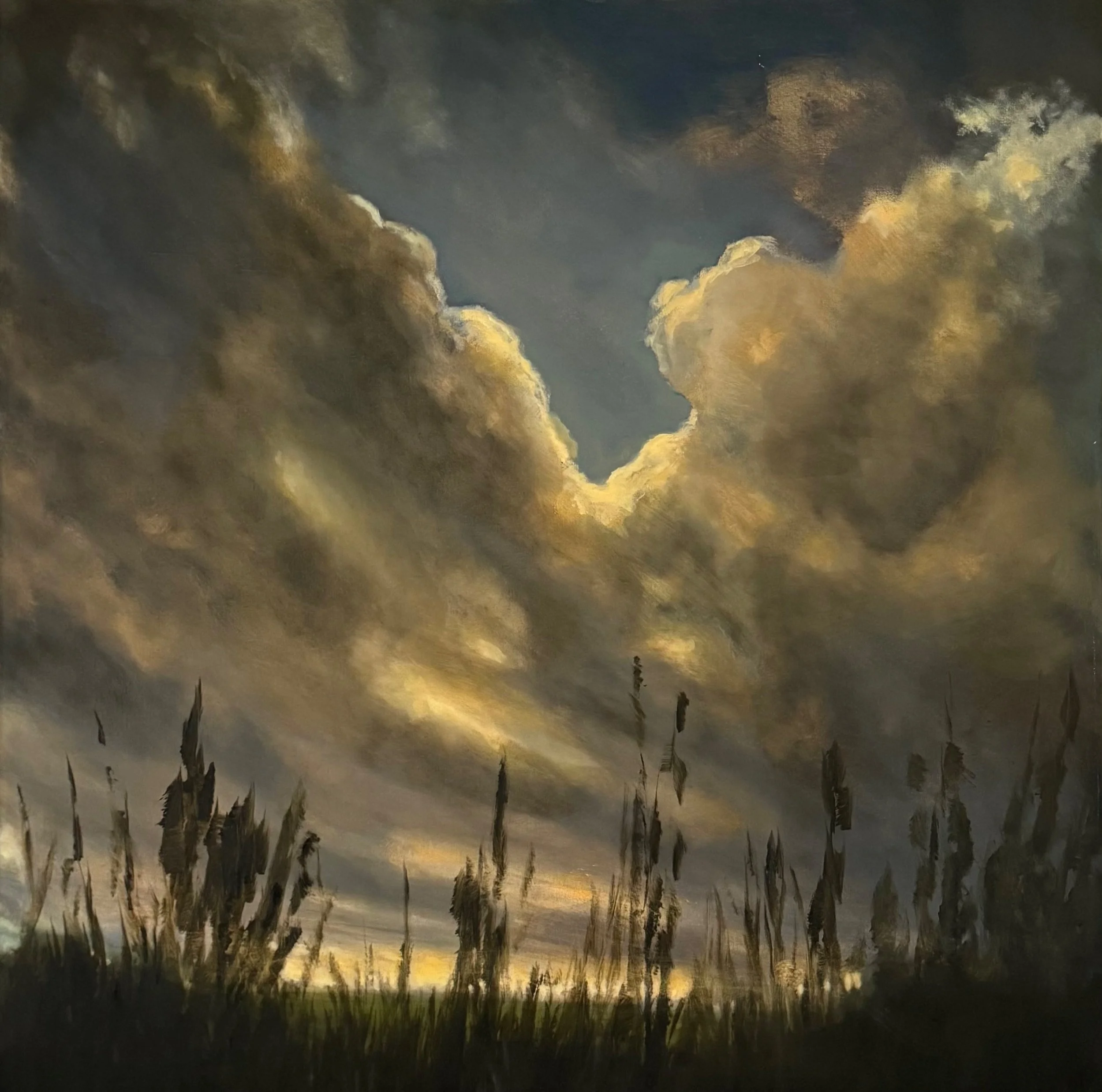 To Wonder 48x48” oil on canvas
