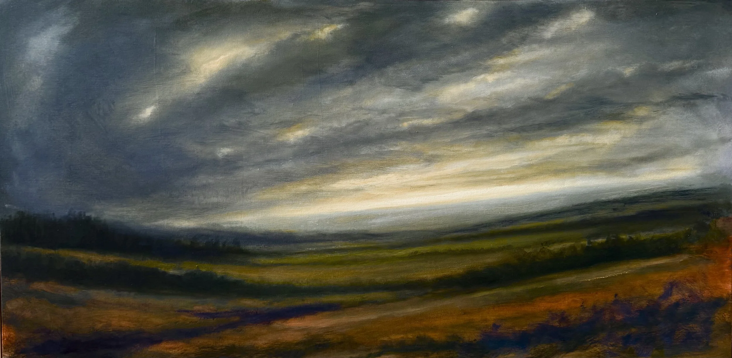 Distant Hills 30x40 oil on canvas