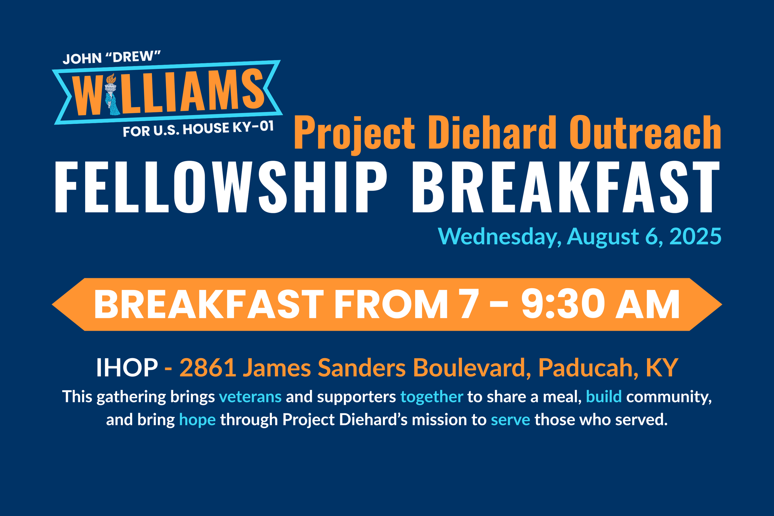 Project Diehard Fellowship Breakfast
