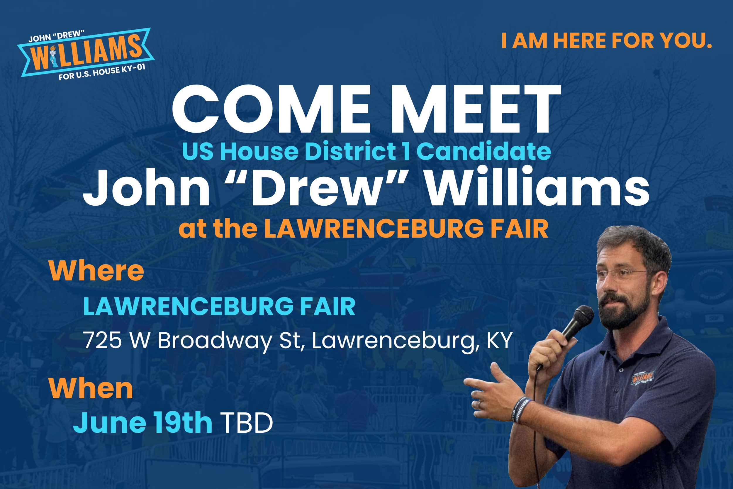Meet Drew at the Lawrenceburg Fair