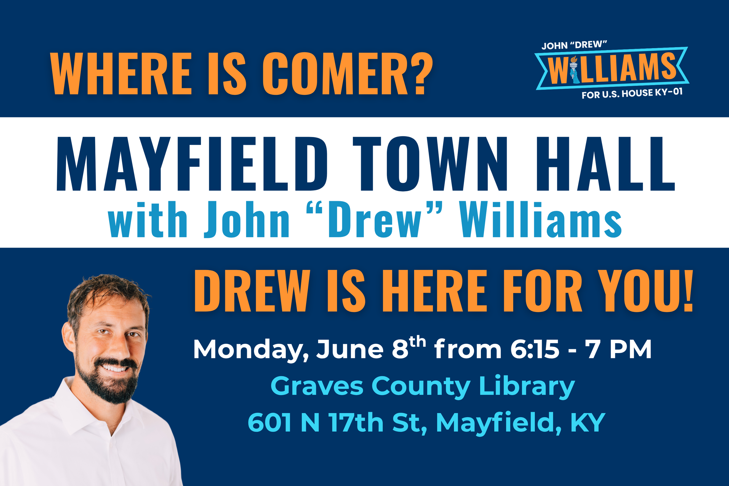 Mayfield Town Hall with Drew