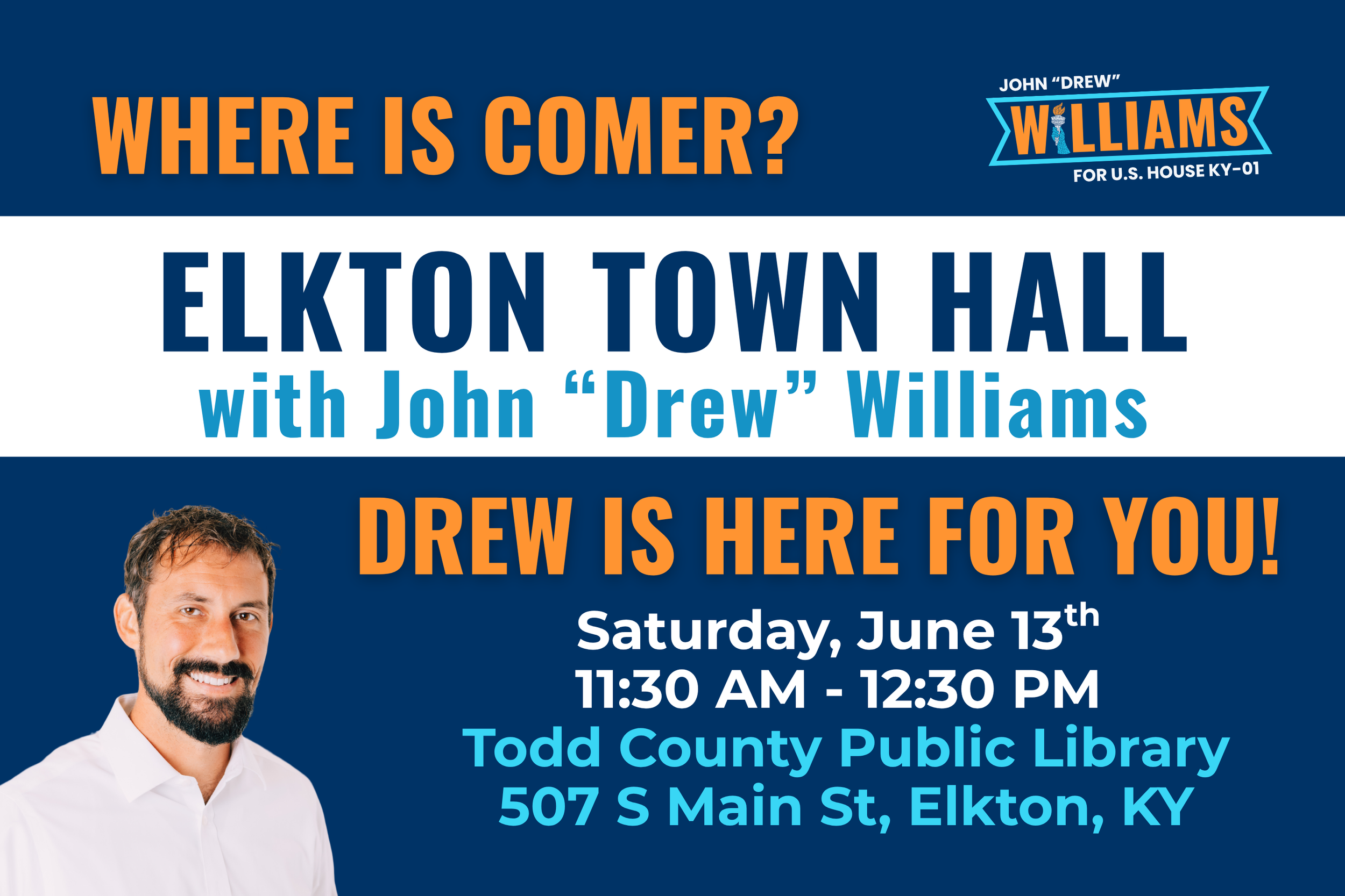 Elkton Town Hall with Drew