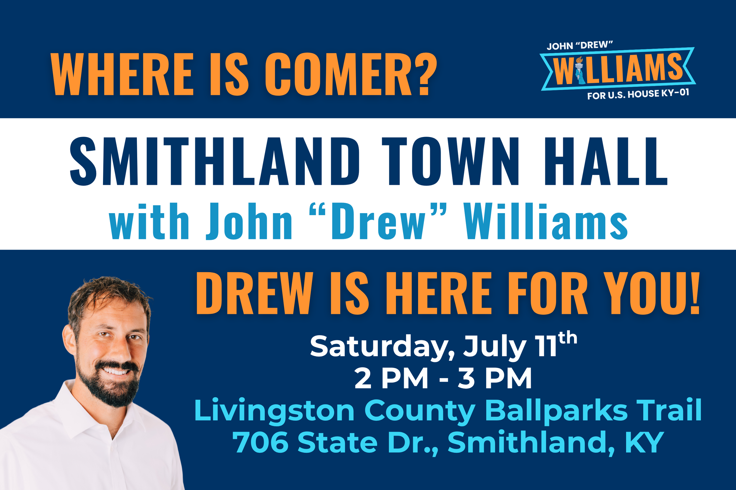 Smithland Town Hall with Drew