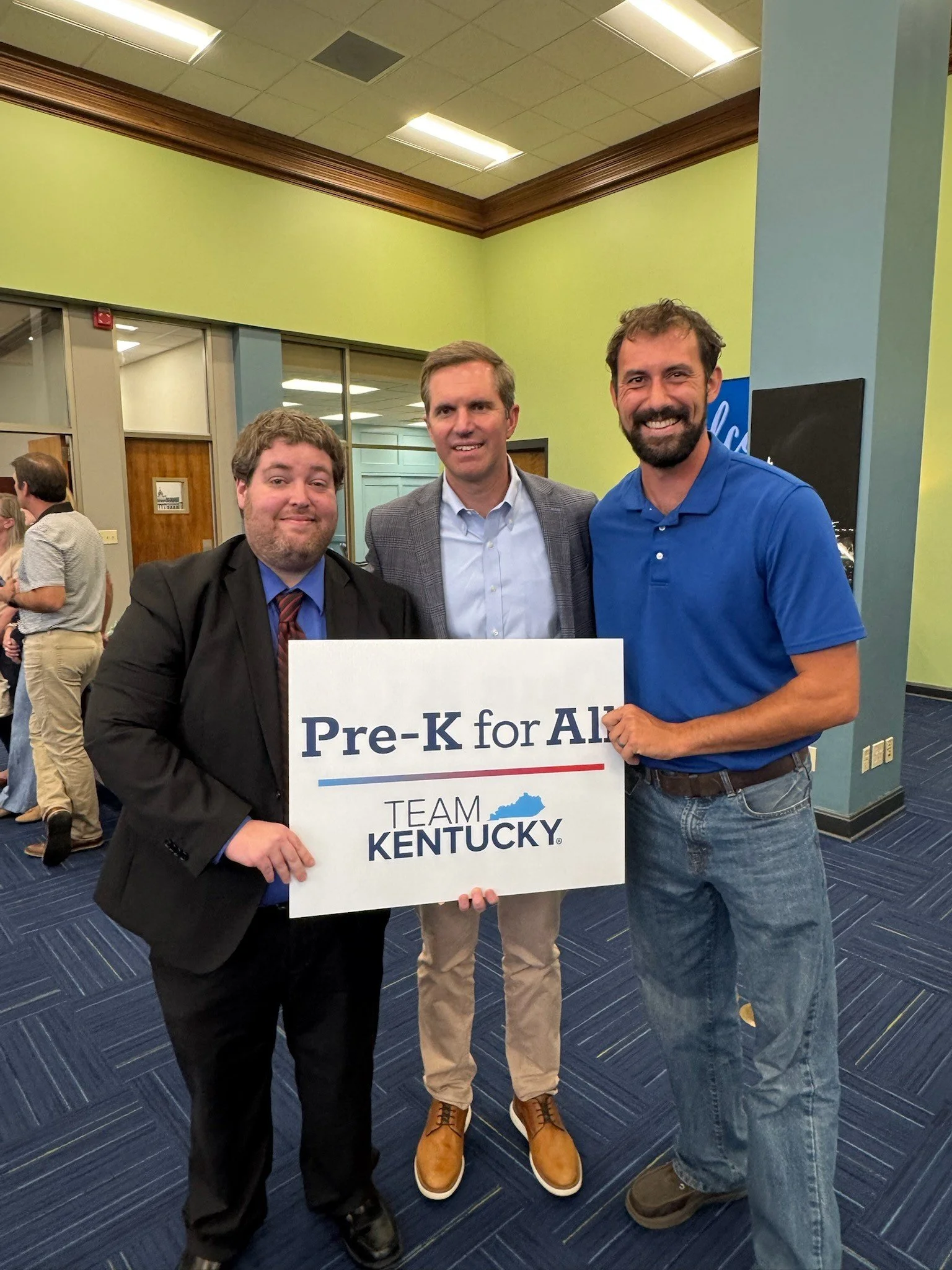 John Drew Williams supporting Pre-K for All