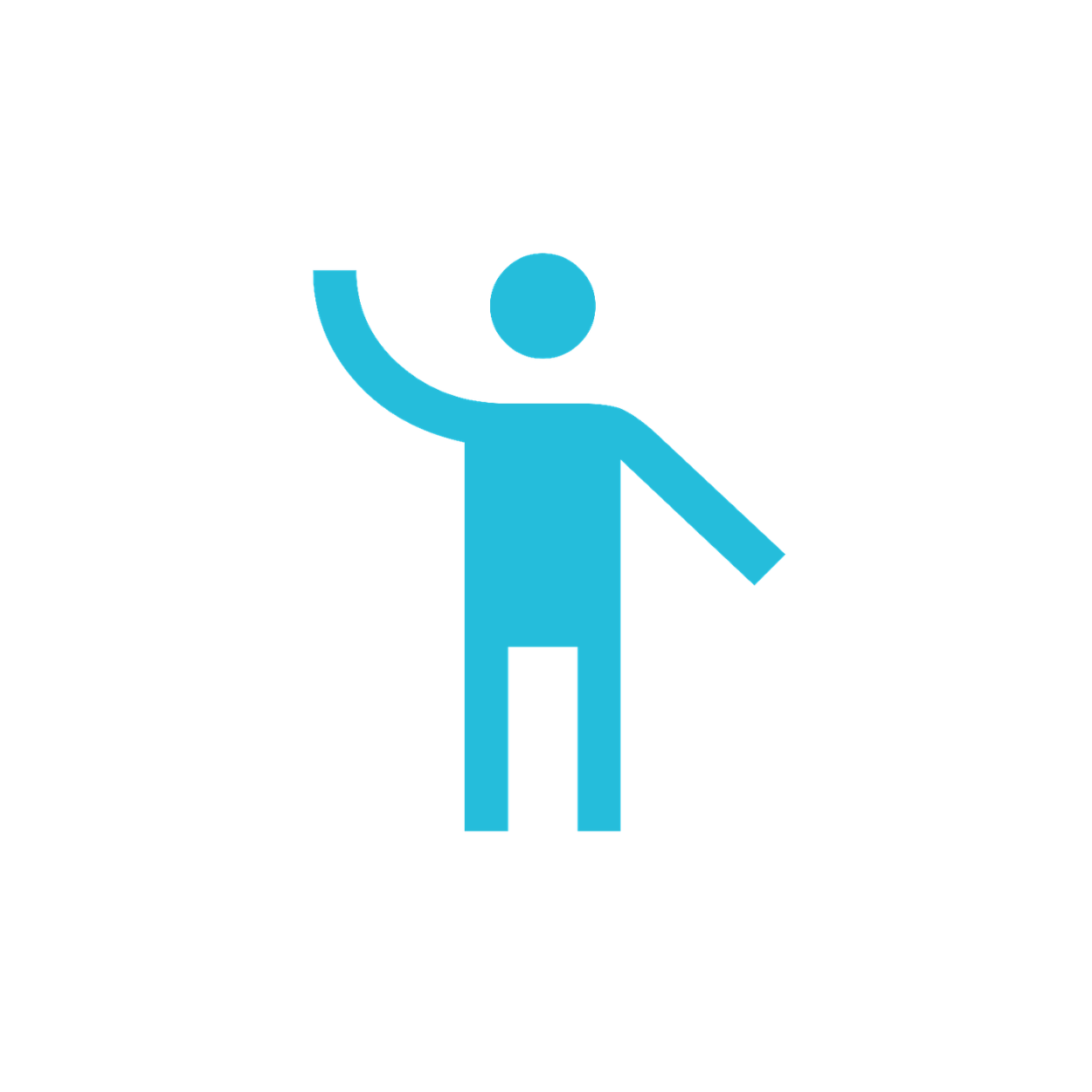 Waving Person Icon