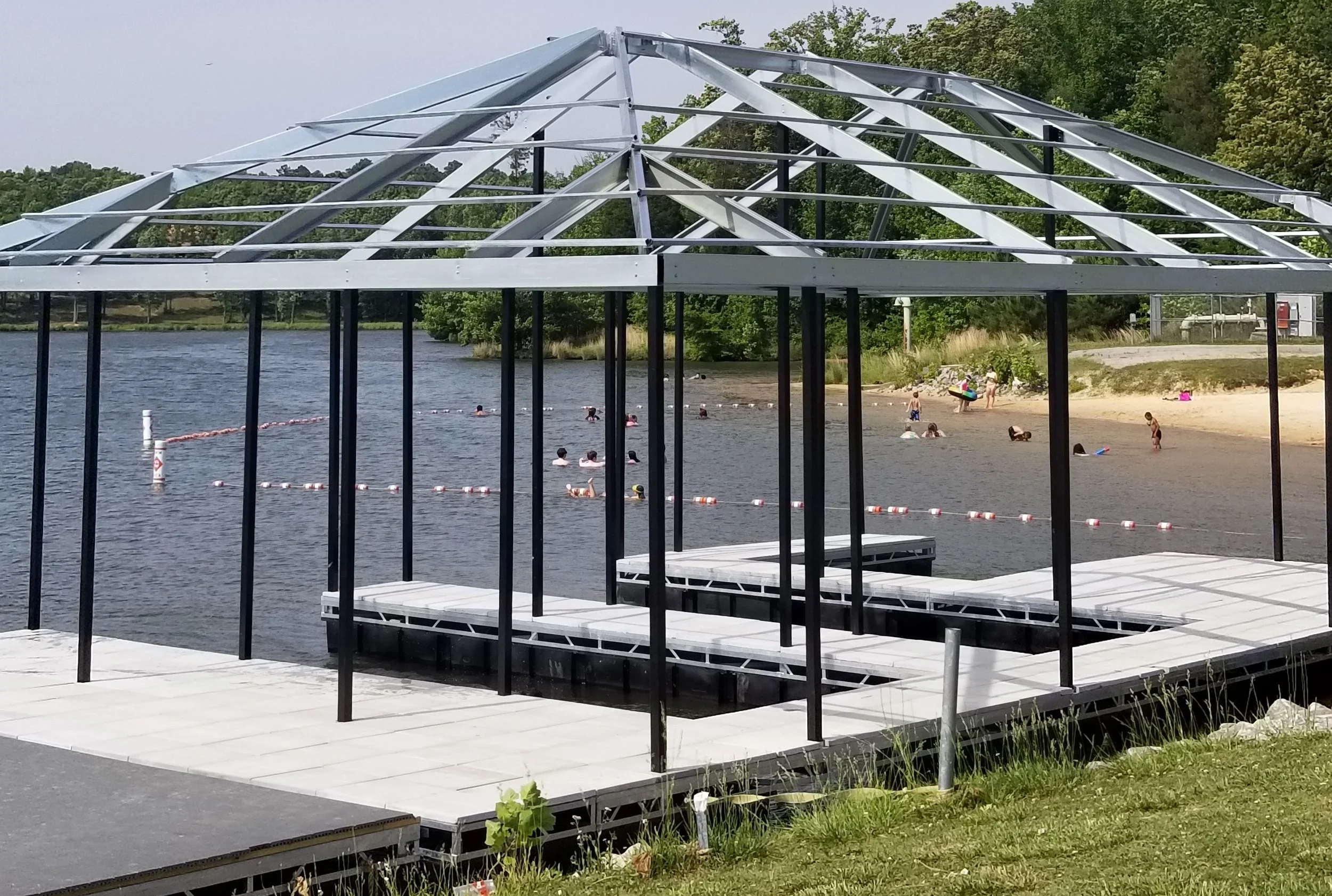 Boat Docks built by John Drew Williams