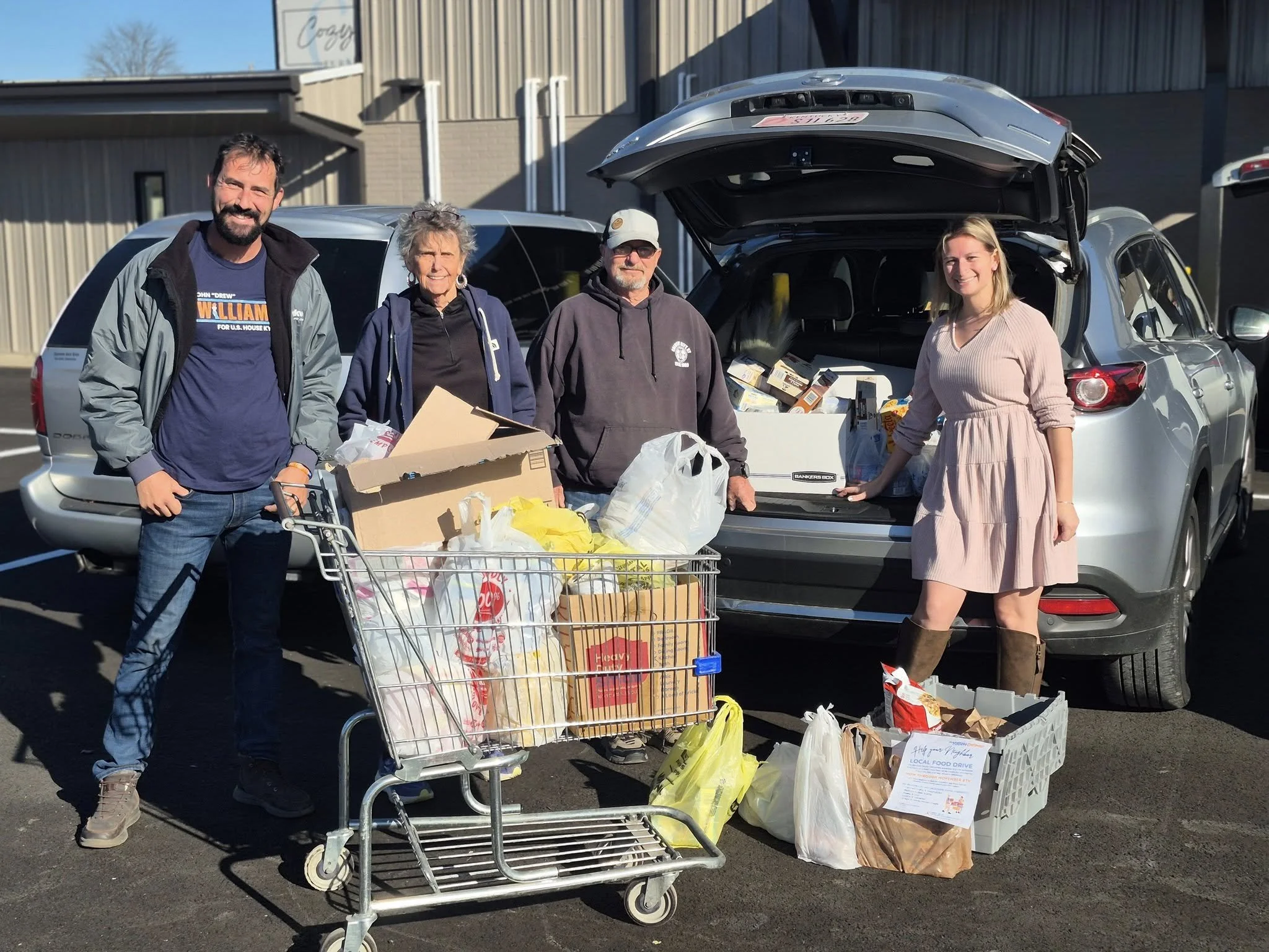 John Drew Williams hosting Local Food Drive