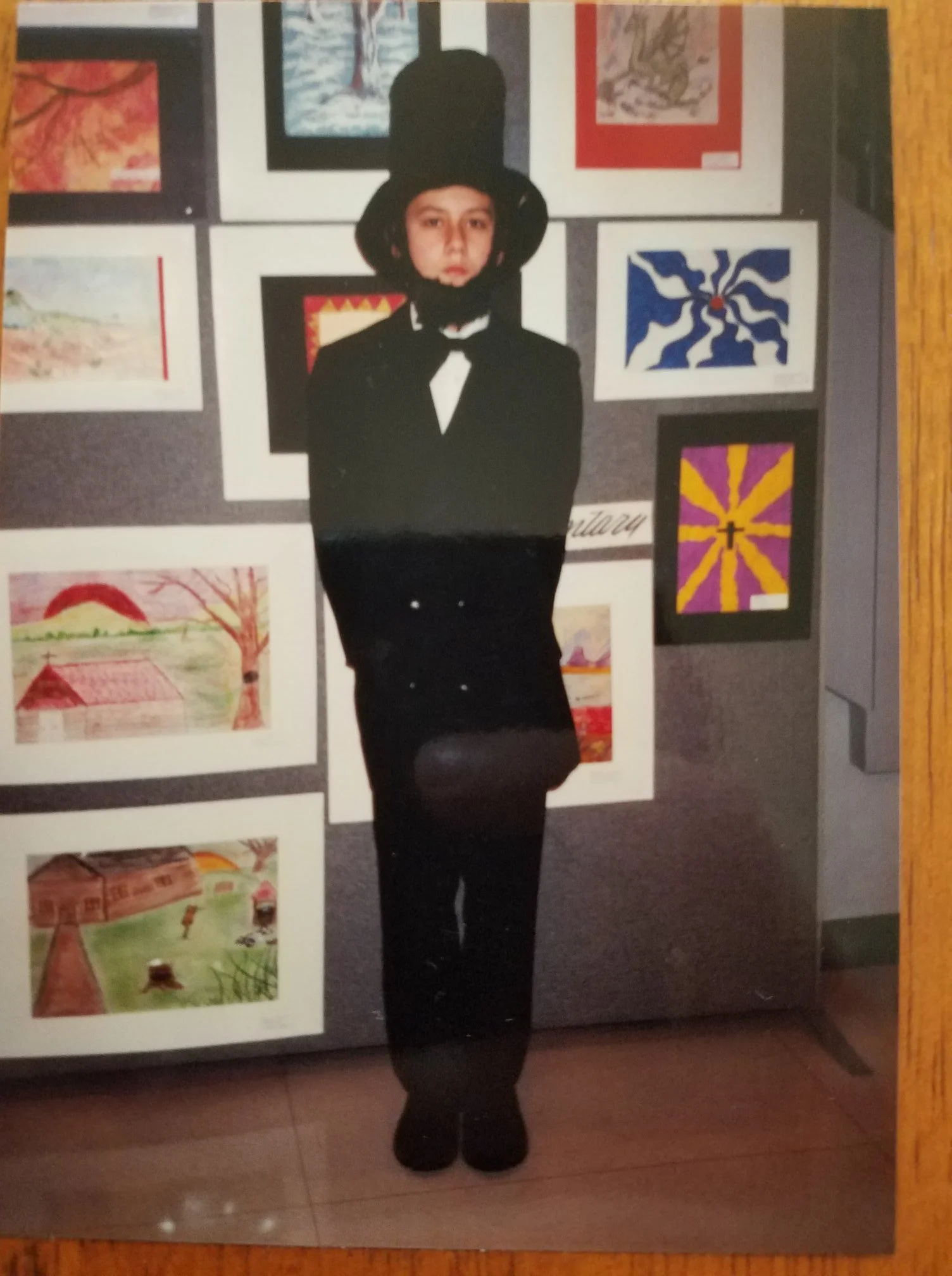 Young Drew Williams as Abraham Lincoln