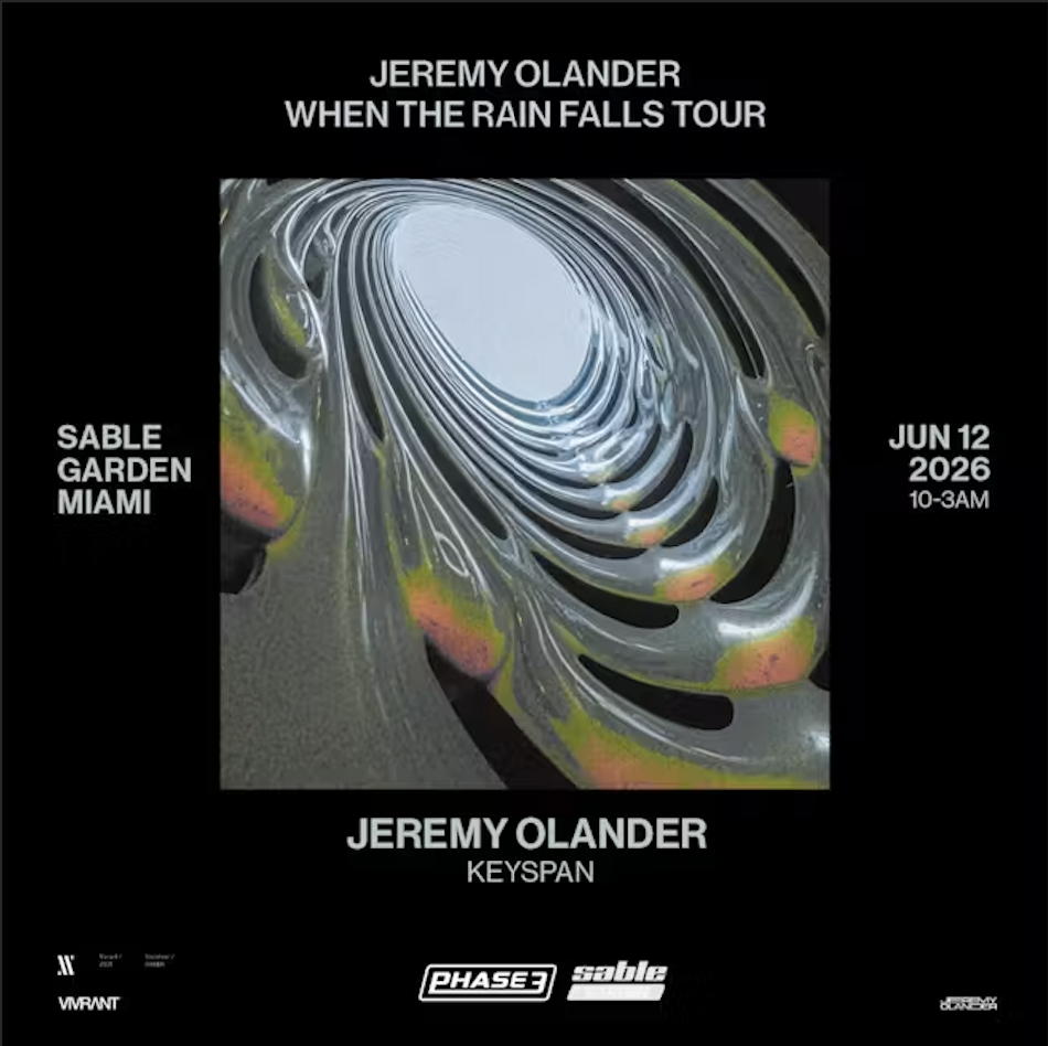 Jeremy Olander: When The Rain Falls Tour