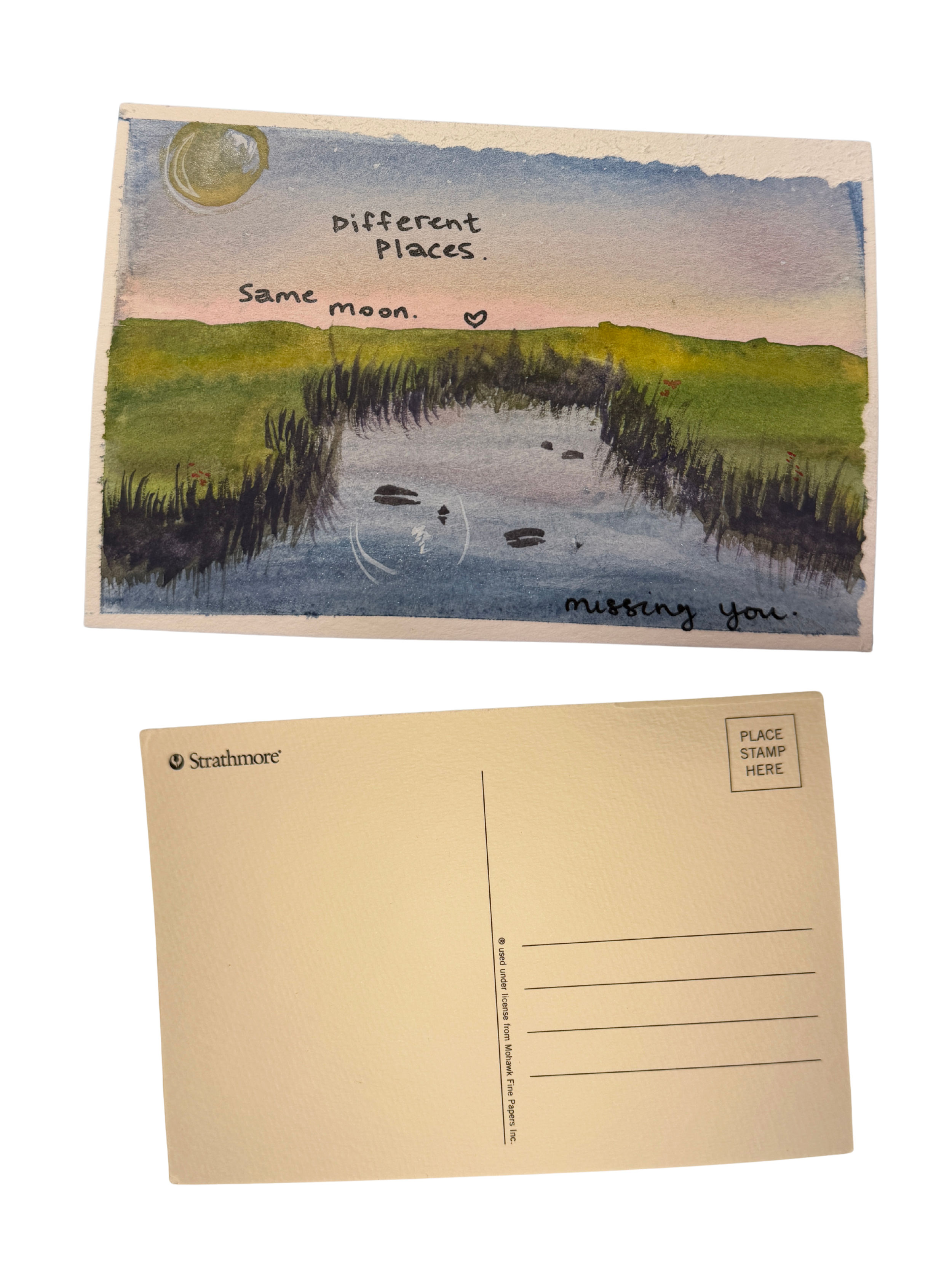 Different Places Same Moon