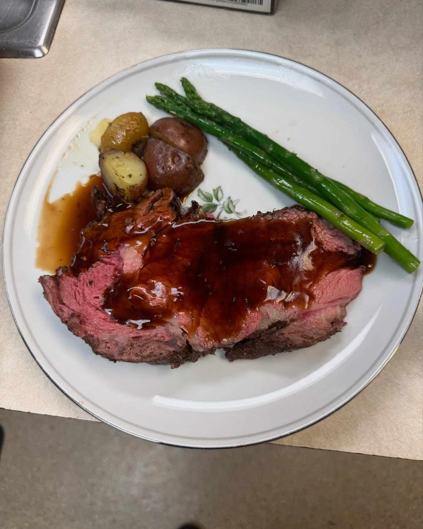 Prime rib lunch for Knights of Columbus 4th Degree Officers Installation, was told, &ldquo;best prime rib I have ever had&rdquo; by many attendees