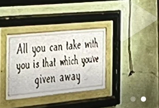 What You Give Away, You Get Back