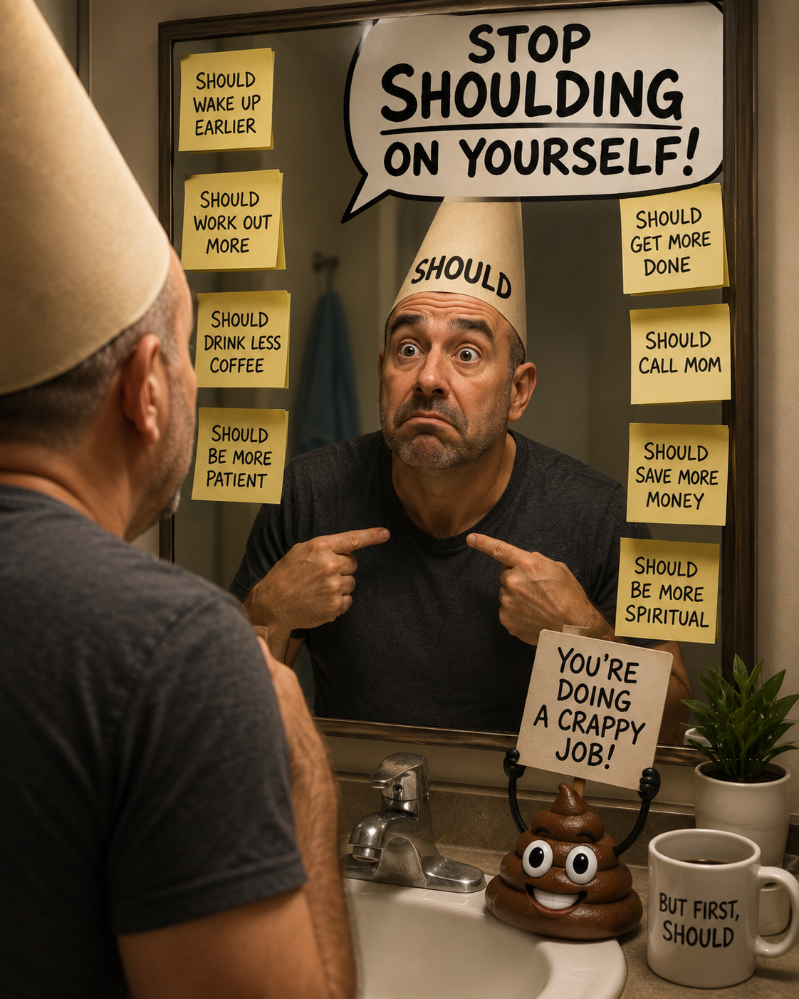 Stop "Shoulding" on Yourself
