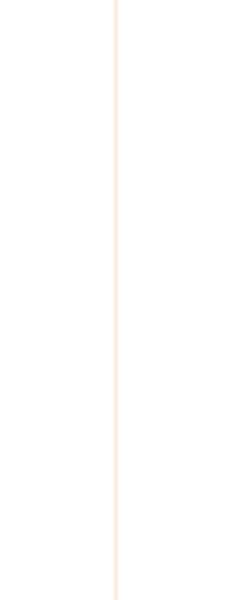 A tall, narrow white pole with a black background.