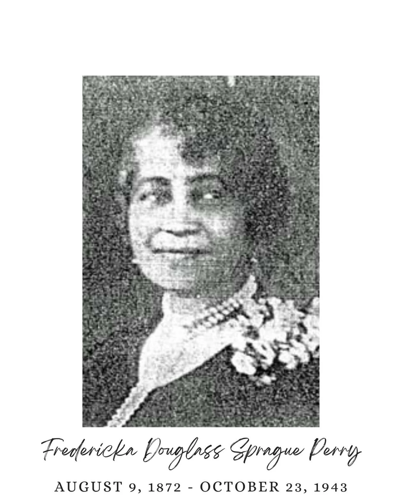 Black History Month Spotlight!

Fredericka Douglass Sprague Perry, granddaughter of renowned abolitionist Frederick Douglass, was a powerful advocate for African American children in Kansas City, Missouri. Alongside her husband, Dr. John E. Perry, wh