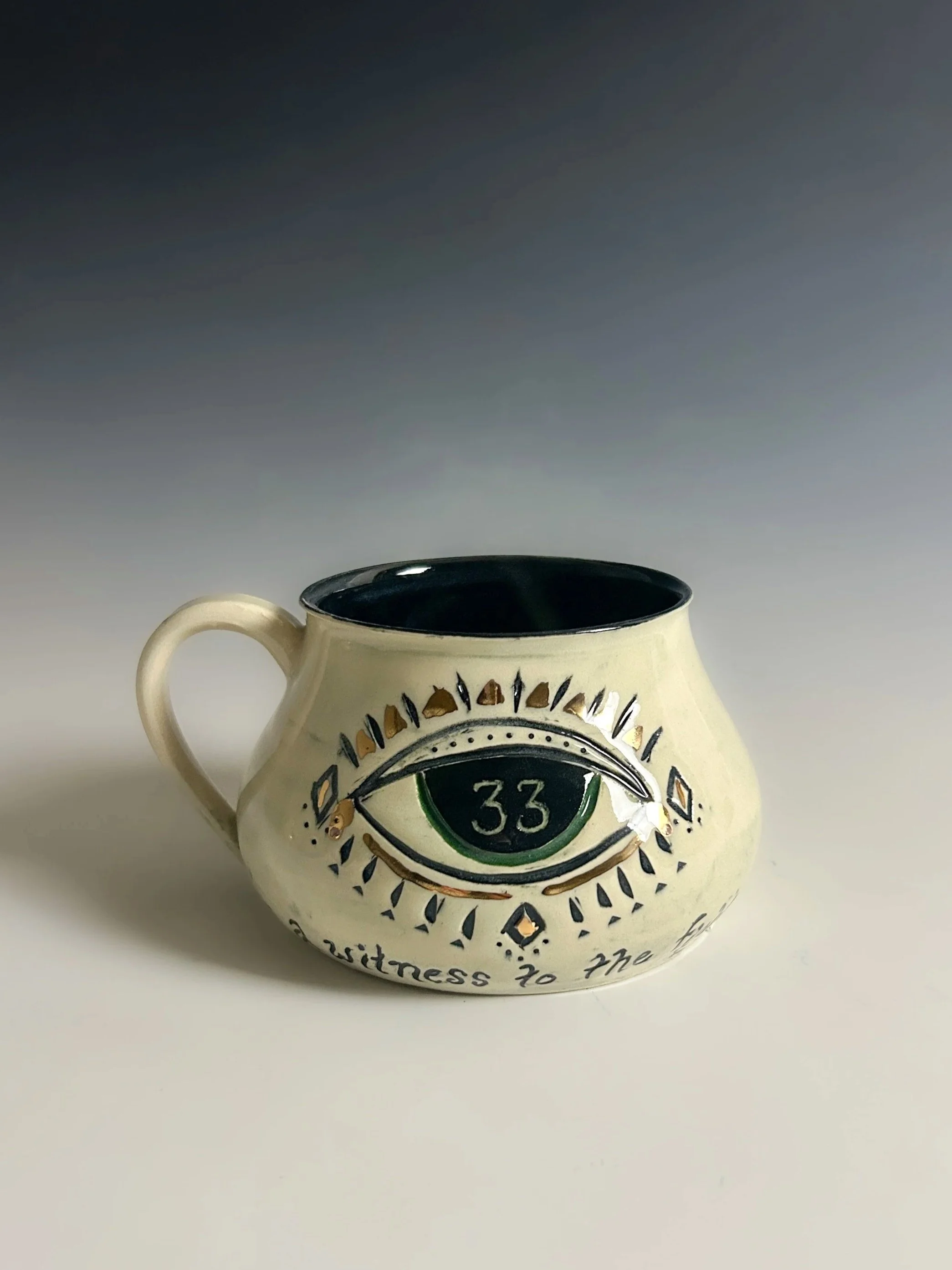This Old World Mug - 22k gold