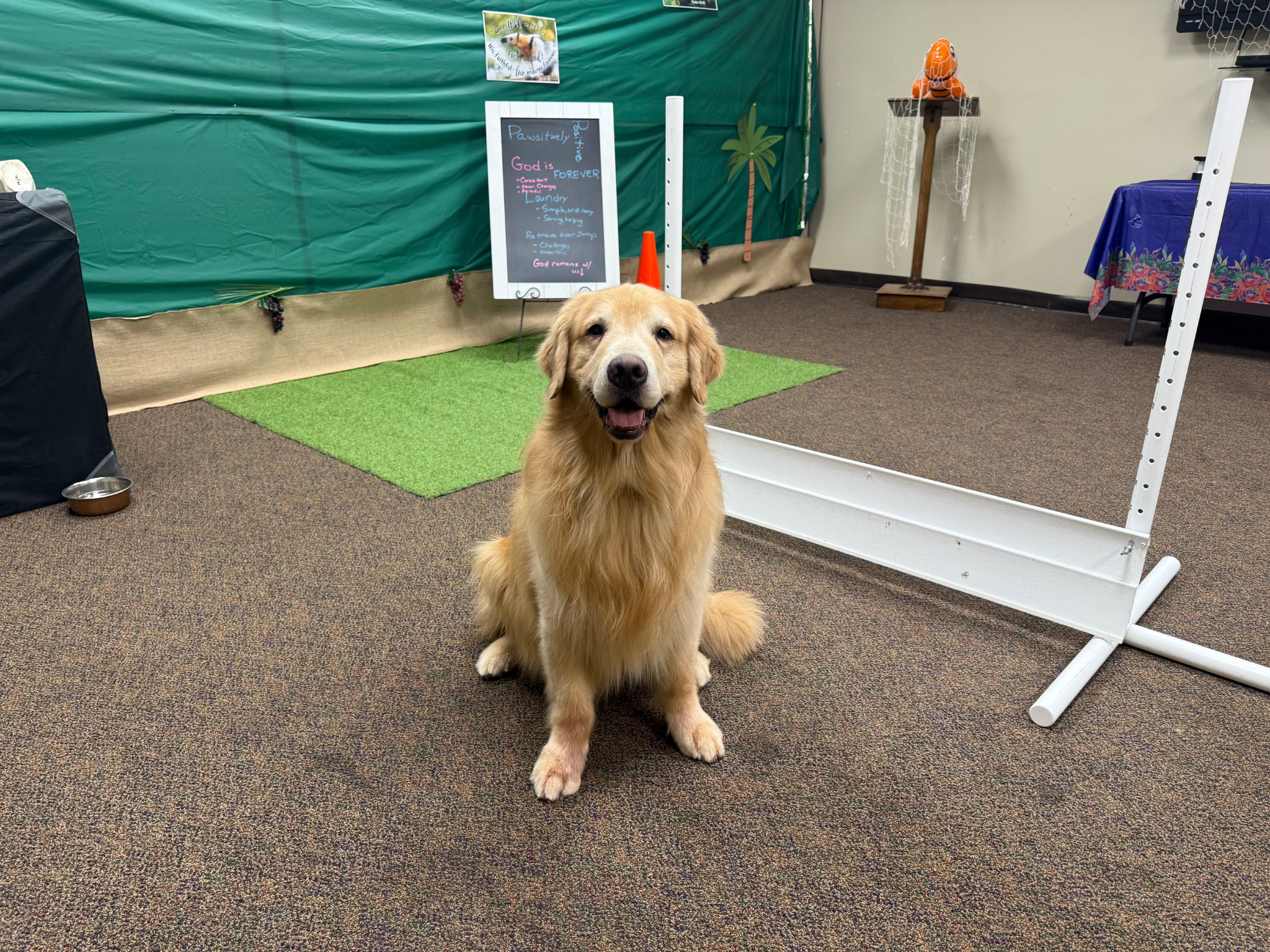 2026 June - Bruce at Westlake Community Church of God teaching the kids about obedience!