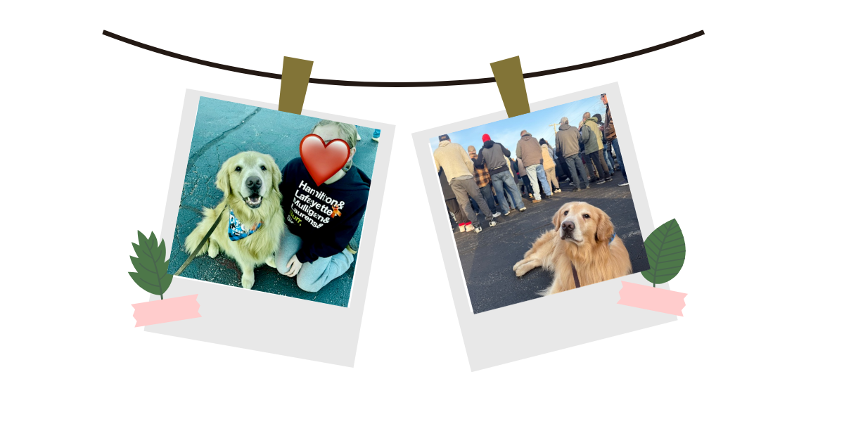 March 2026 Bruce providing comfort at the candlelight vigil in memory of Oaklynn Vazquez