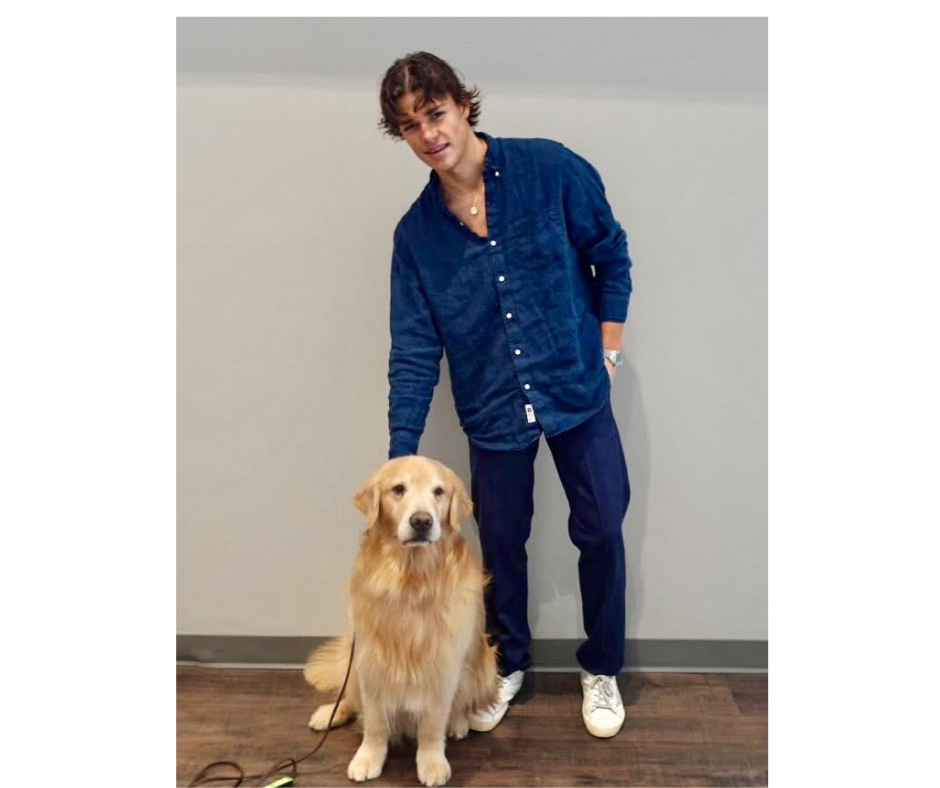 2026 February Bruce helps Chase celebrate his baptism