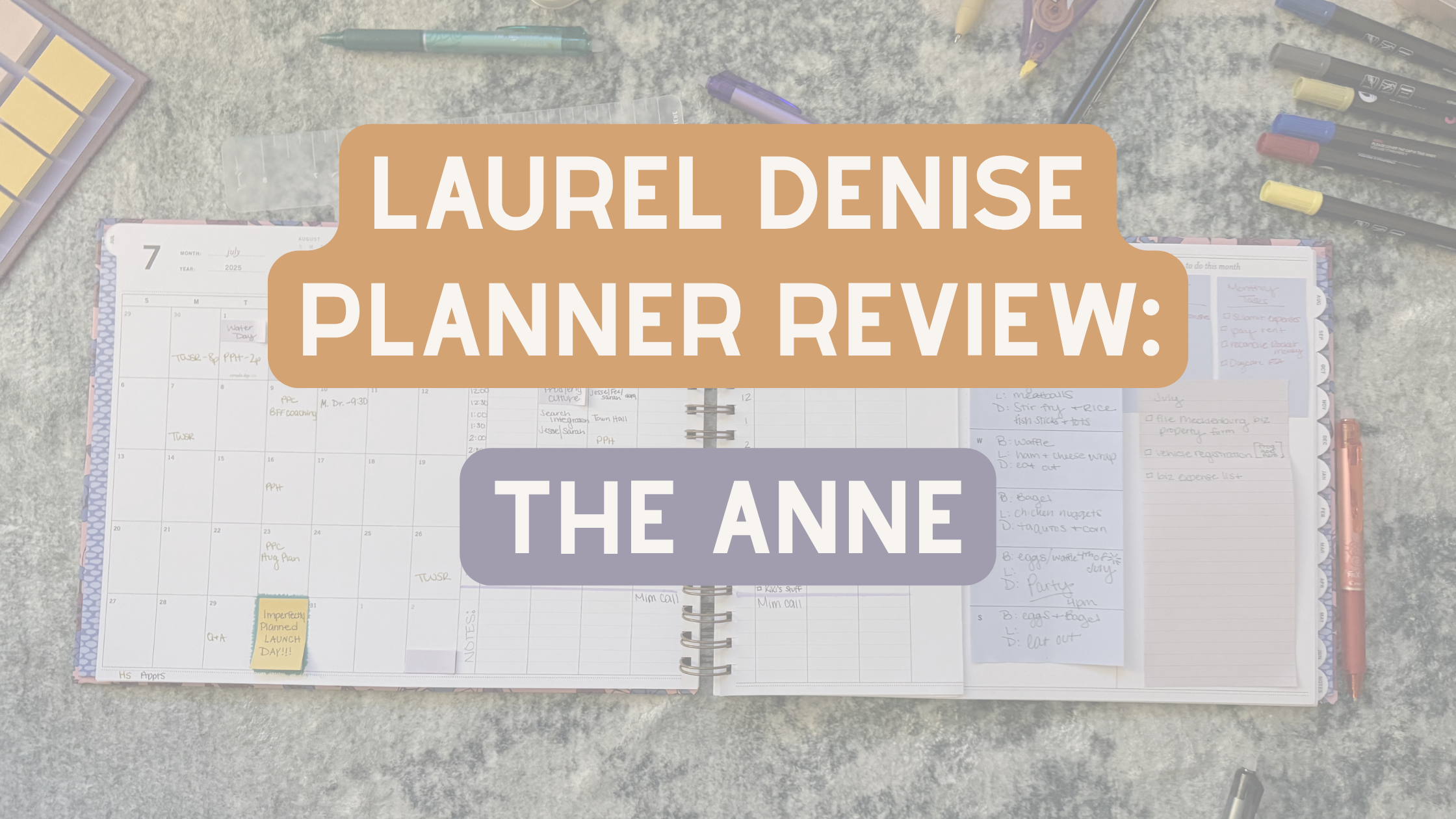 Laurel Denise Anne Planner Review: My Honest Take After 9 Months