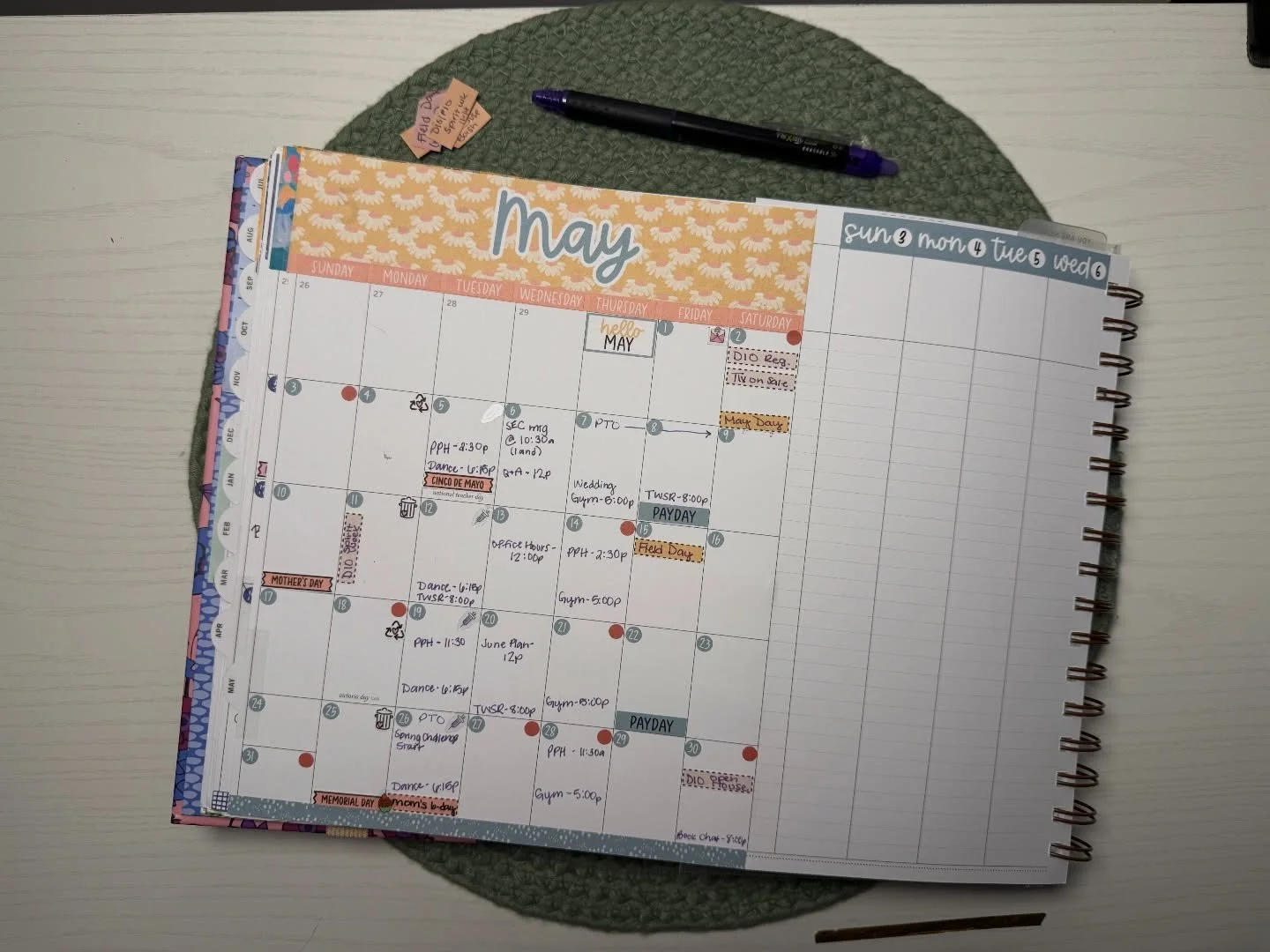 🌼 It&rsquo;s May! Lots to look forward to this month - more sunshine/longer days, a wedding, end of school year festivities, Mother&rsquo;s Day, new planners, our house is starting to be built, and holidays!

I love fresh months and fresh starts bec