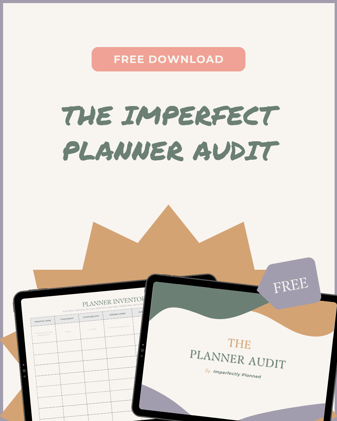 The Imperfect Planner Audit — Free Digital Workbook