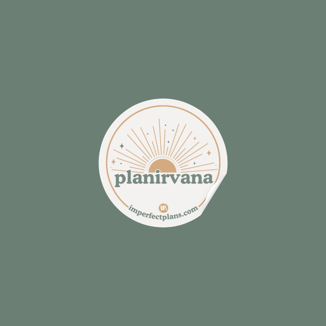 Planirvana Sunburst Sticker, 2x2