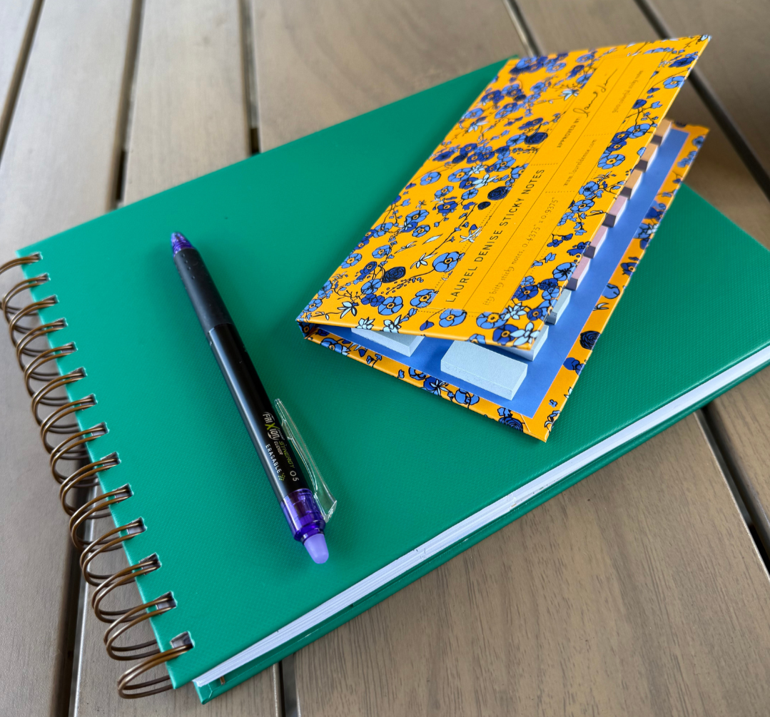 Laurel Denise Nancy small planner in green — compact vertical planner review