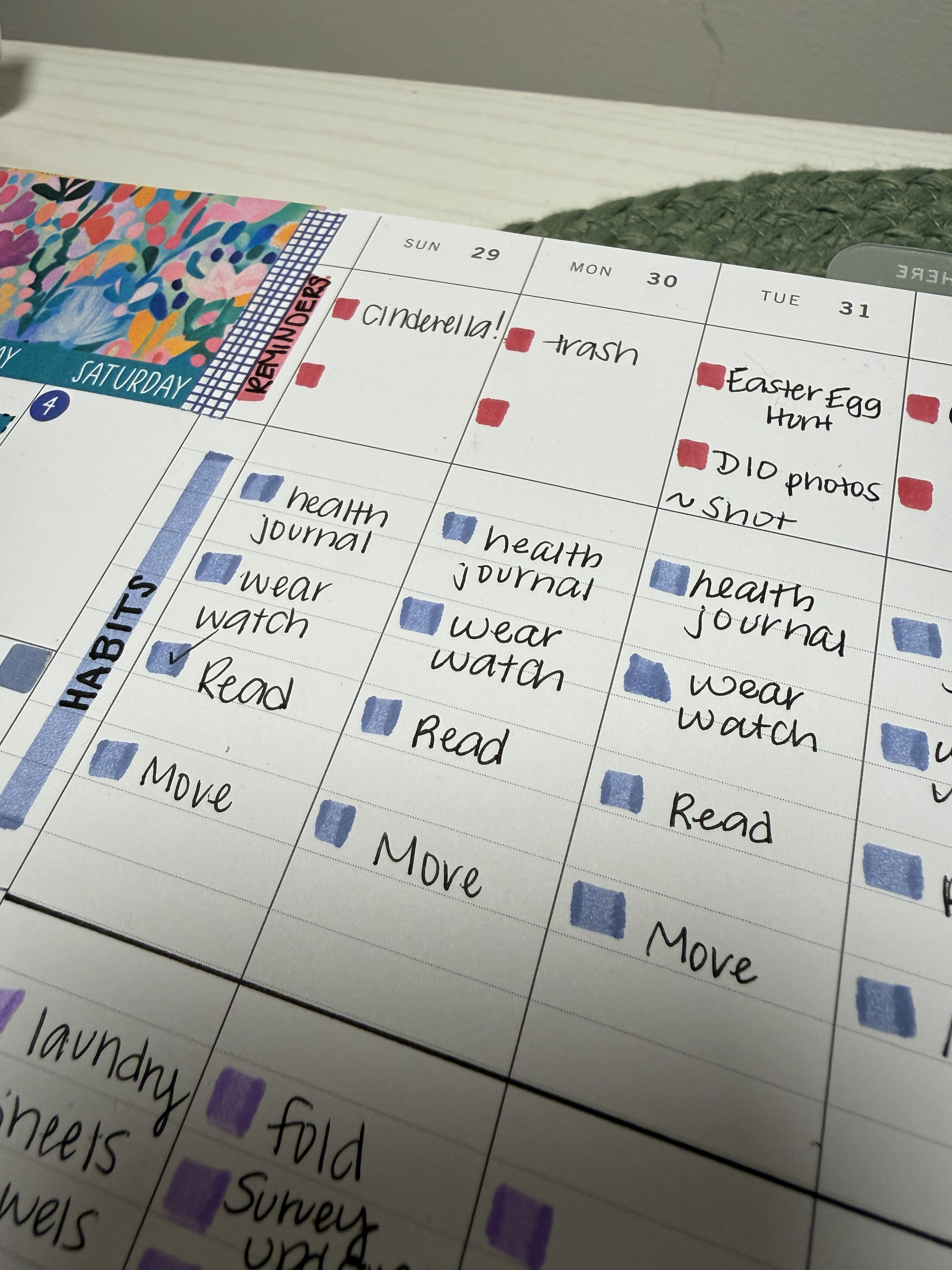 Laurel Denise Anne paper planner quality close-up showing zero ink bleed