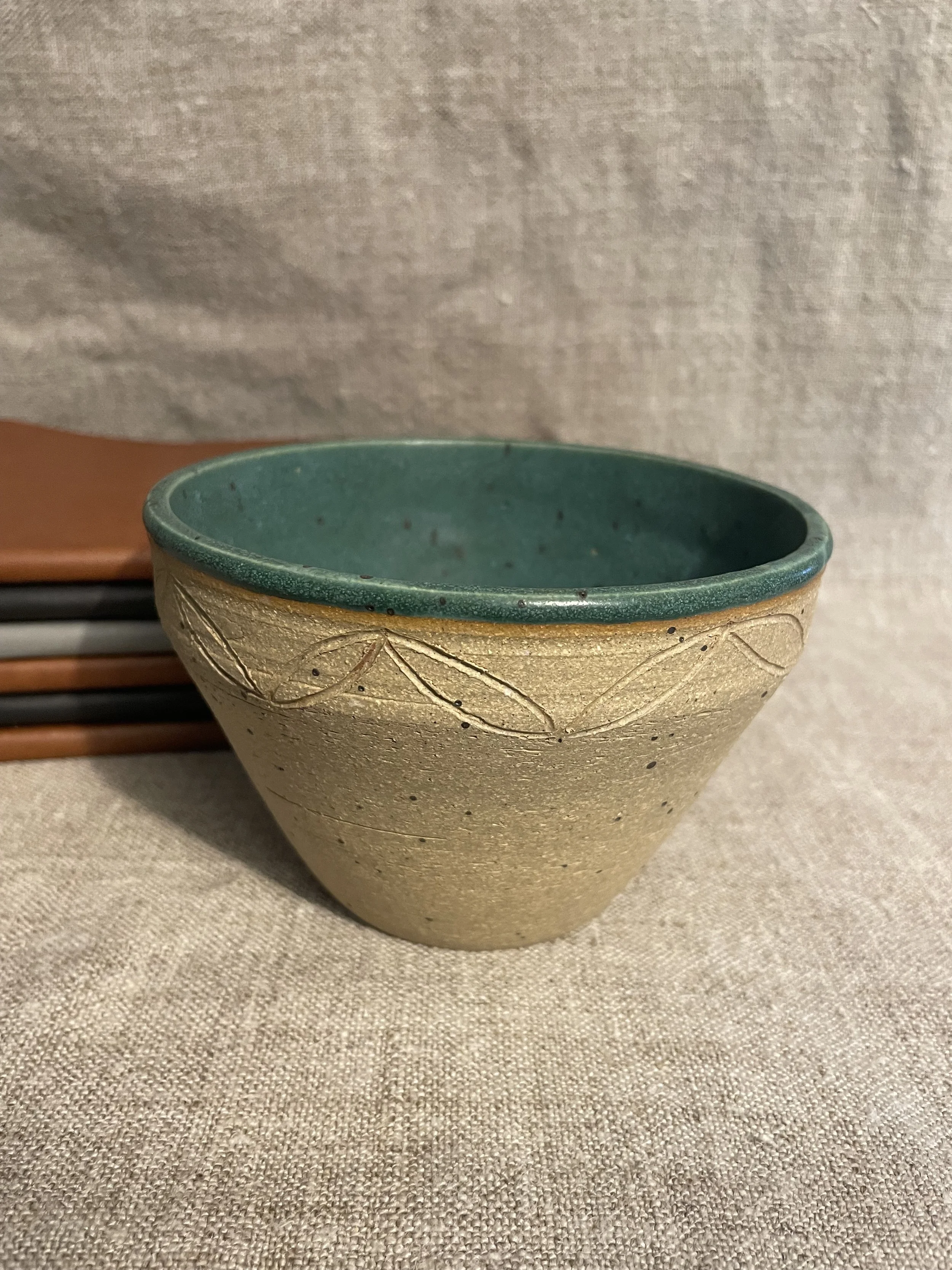 Collared Iron Age Stoneware cup