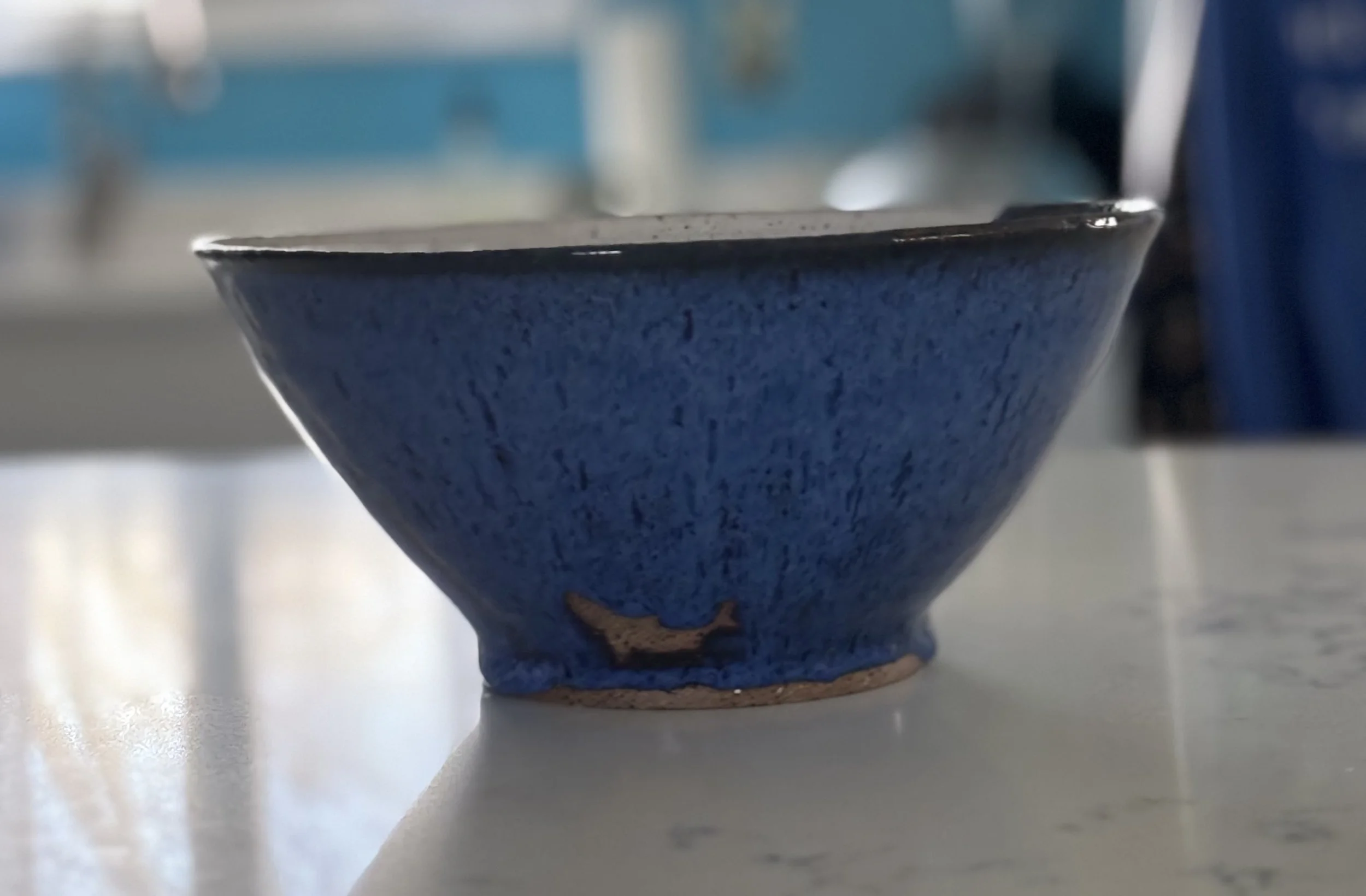 Blue and White Larger Bowl