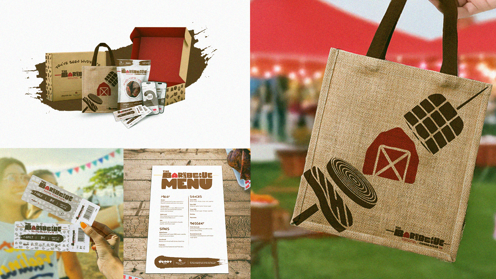 The Barnbecue - An Edible Invitation That Makes Donating Fun