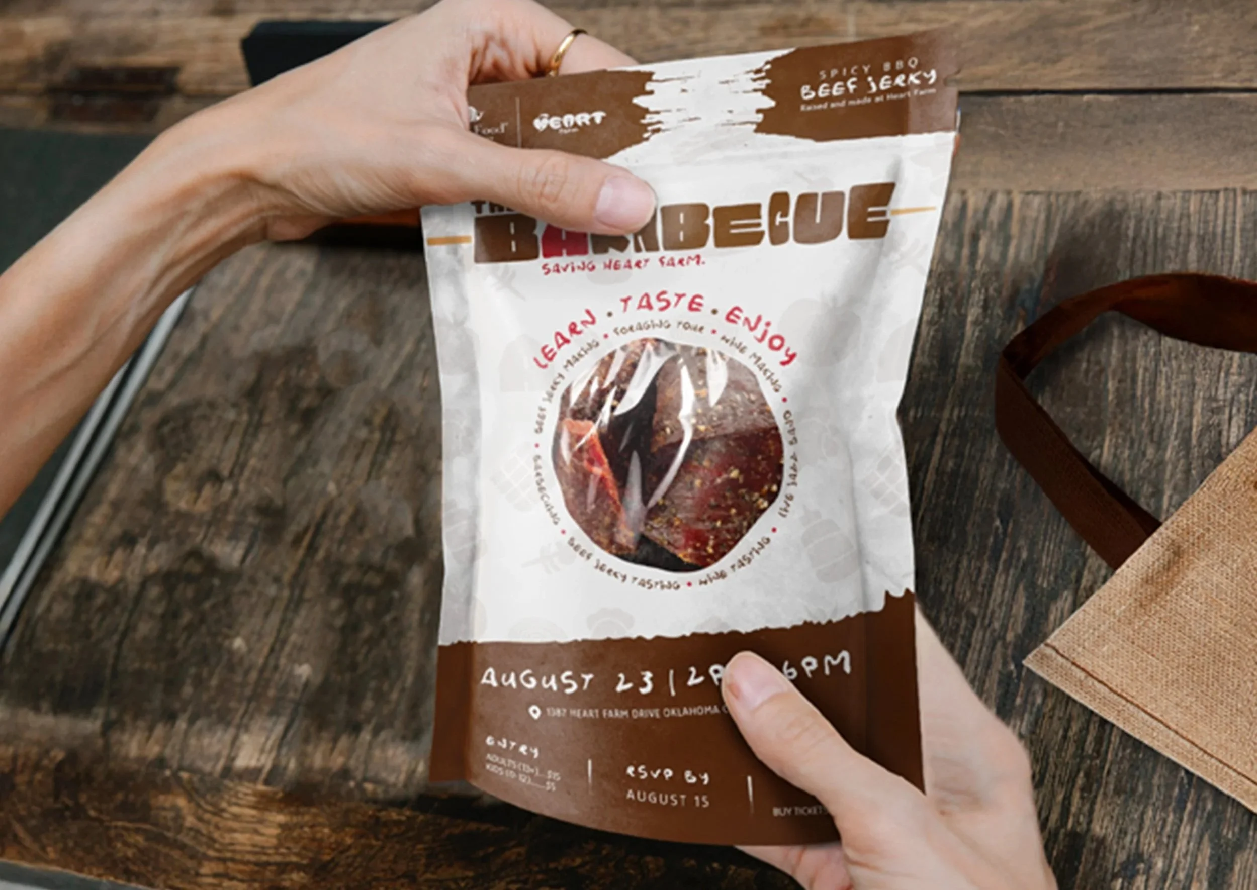 The Barnbecue - An Edible Invitation That Makes Donating Fun