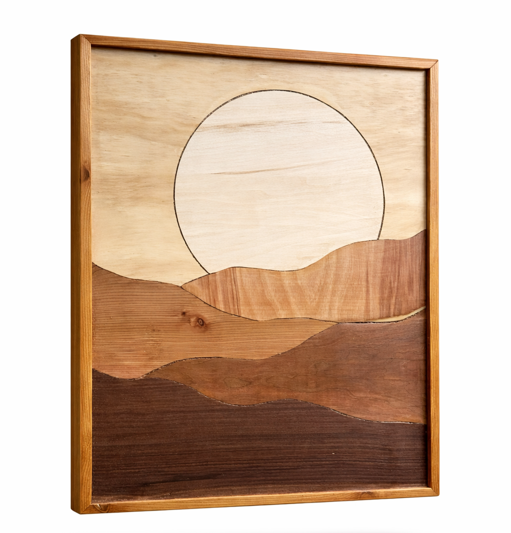 Scrap wood projects using 6 different wood species— pine, aspen, birch, cedar, cherry, and walnut