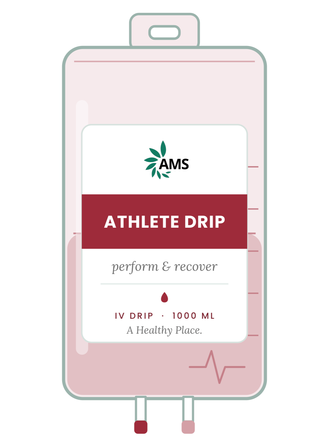 Athlete Drip IV bag