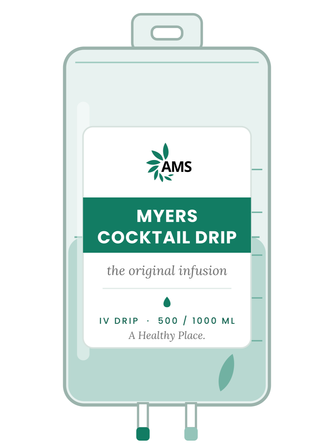 Myers Cocktail Drip IV bag