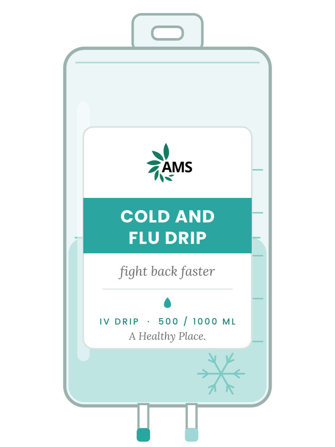 Cold and Flu Drip IV bag