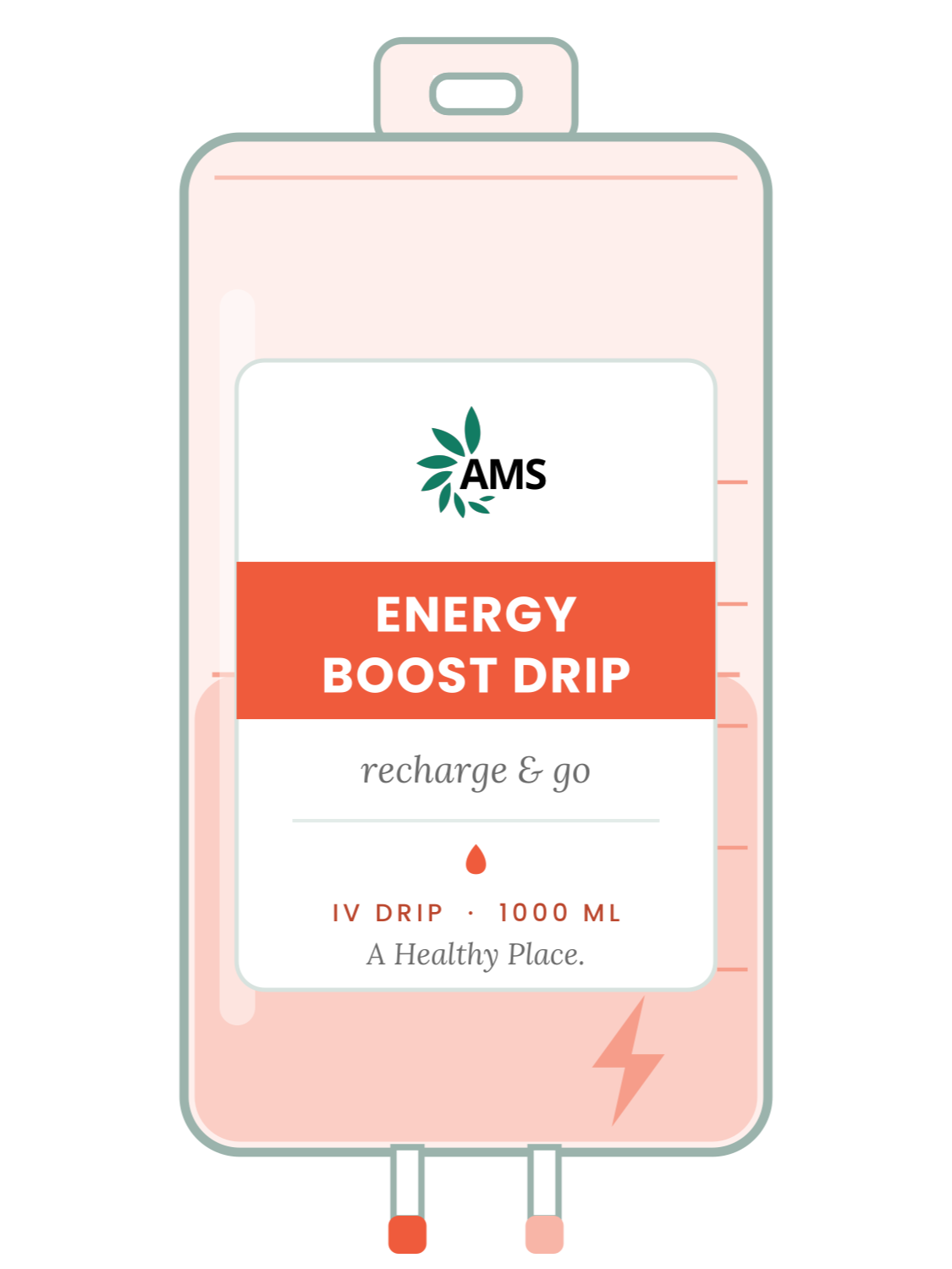 Energy Boost Drip IV bag