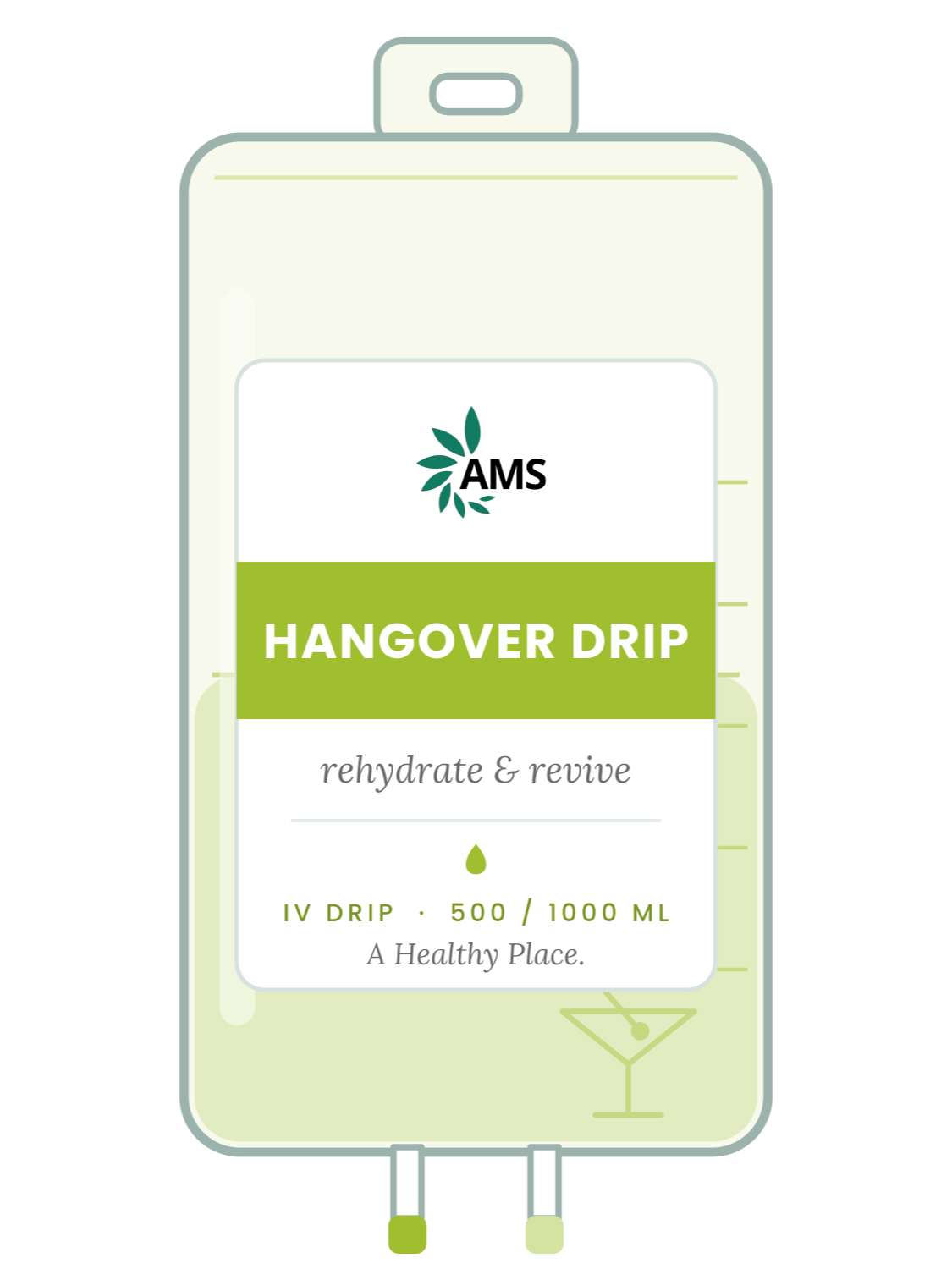 Hangover Drip IV bag