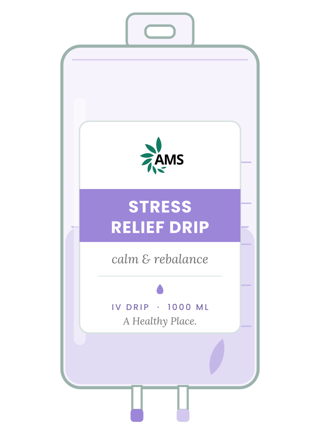 Stress Relief Drip IV bag