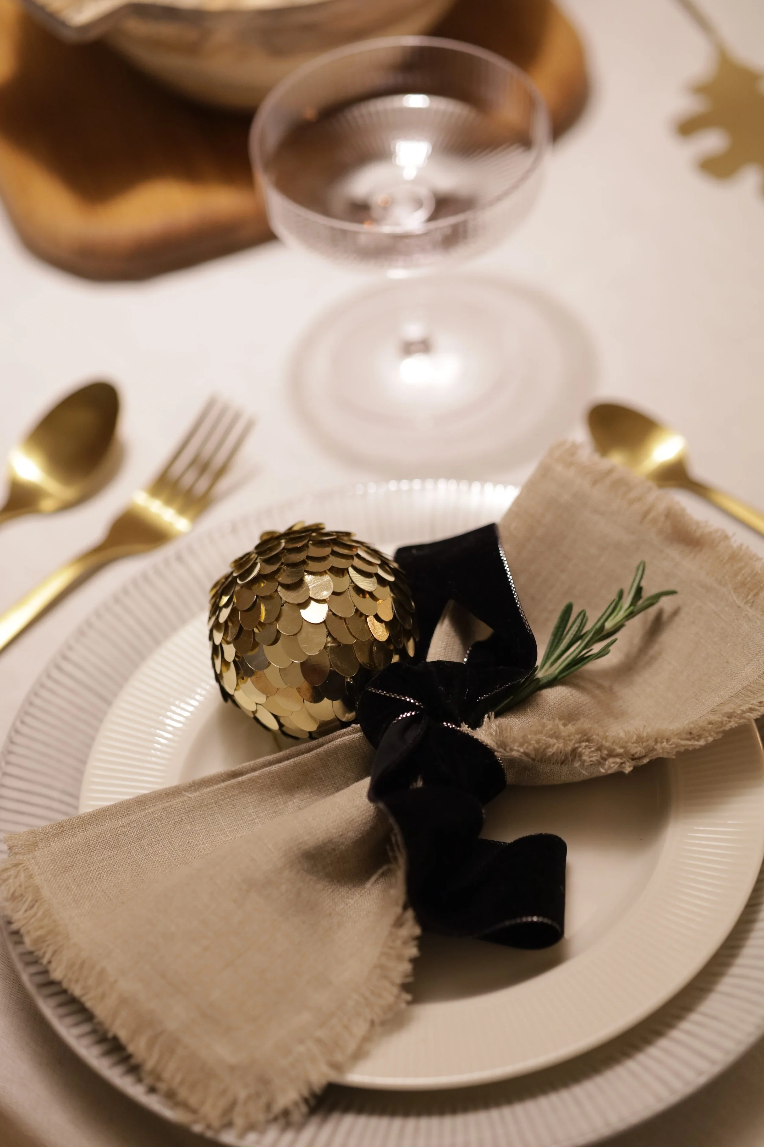 From reusable velvet-wrapped crackers to glass tree ornaments and sculptural candles, every piece felt quietly celebratory – designed for joy, and for keeping.
 
Drawing from their curation of timeless homewares and decor, I was inspired by intimate 