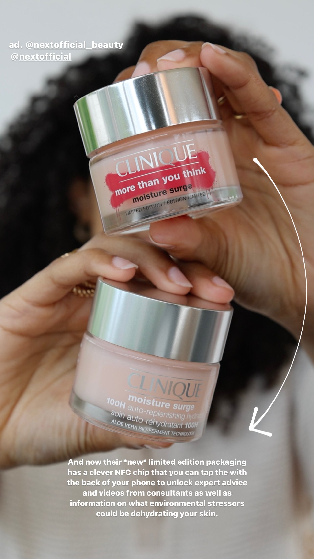My creative approach centred on skin realism, tone accuracy and relatability. I’ve used Moisture Surge for years, so this project offered a natural opportunity to share my genuine enthusiasm and daily ritual with the product. I wrote all voiceover an