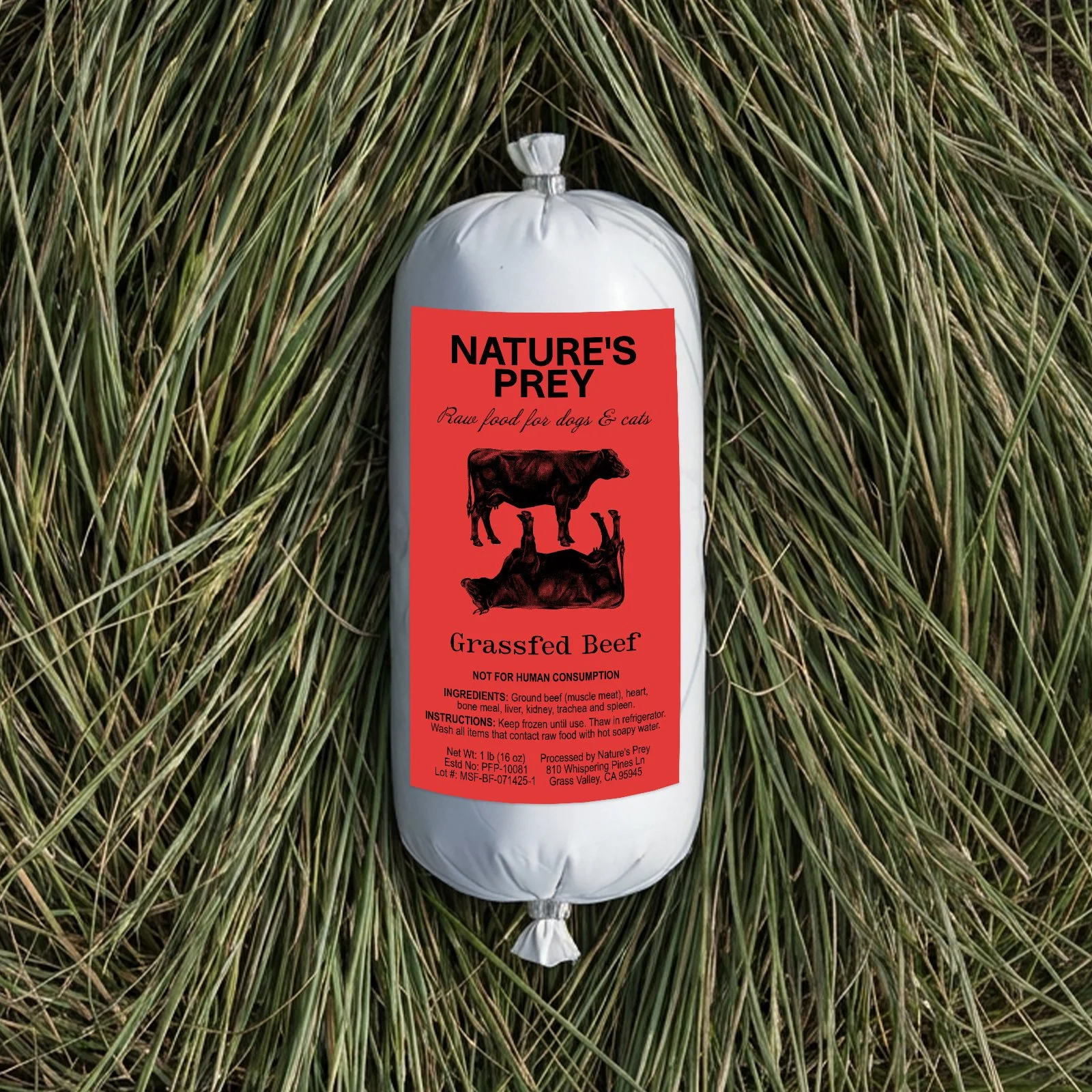 Raw Grassfed Beef
