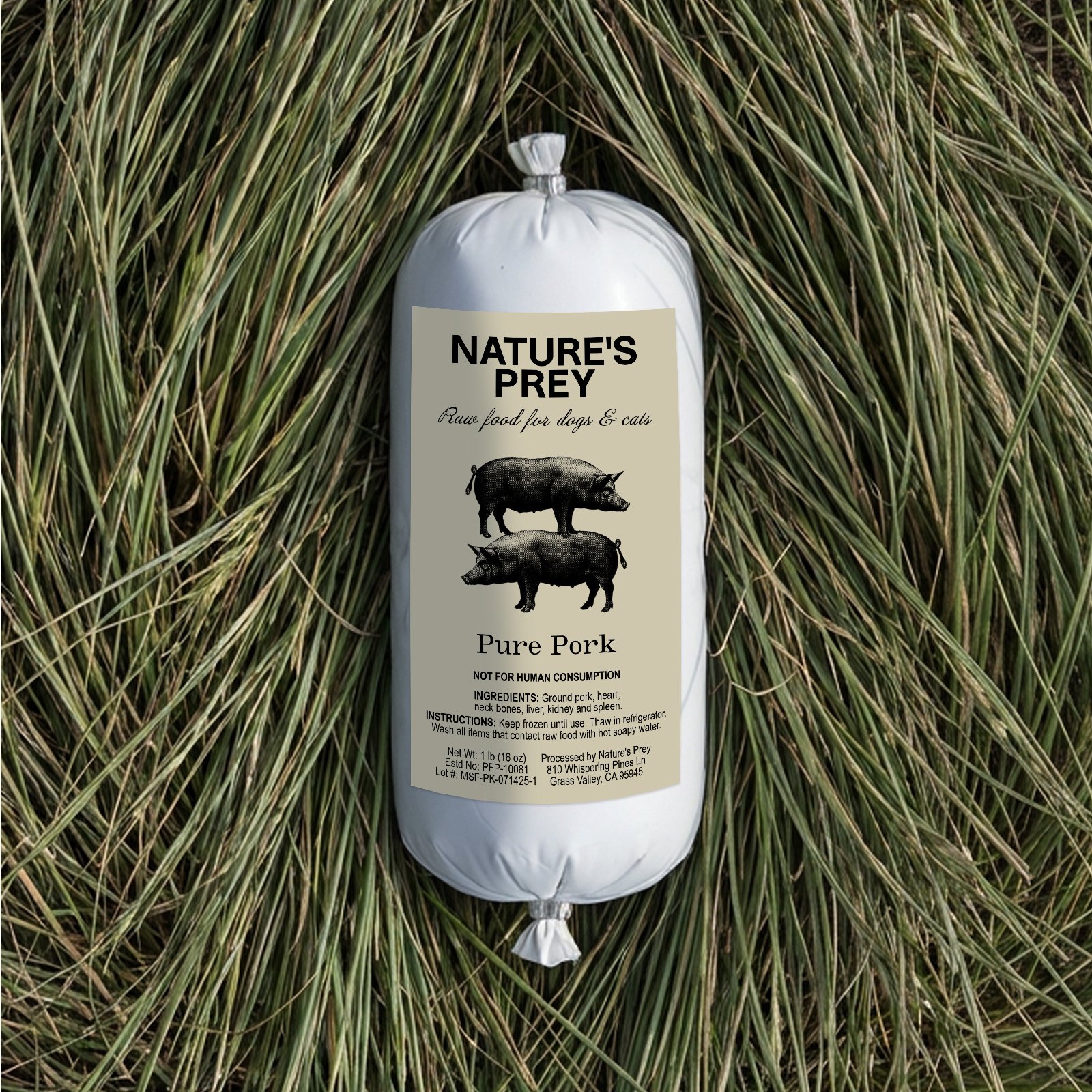 Raw Pure Pork