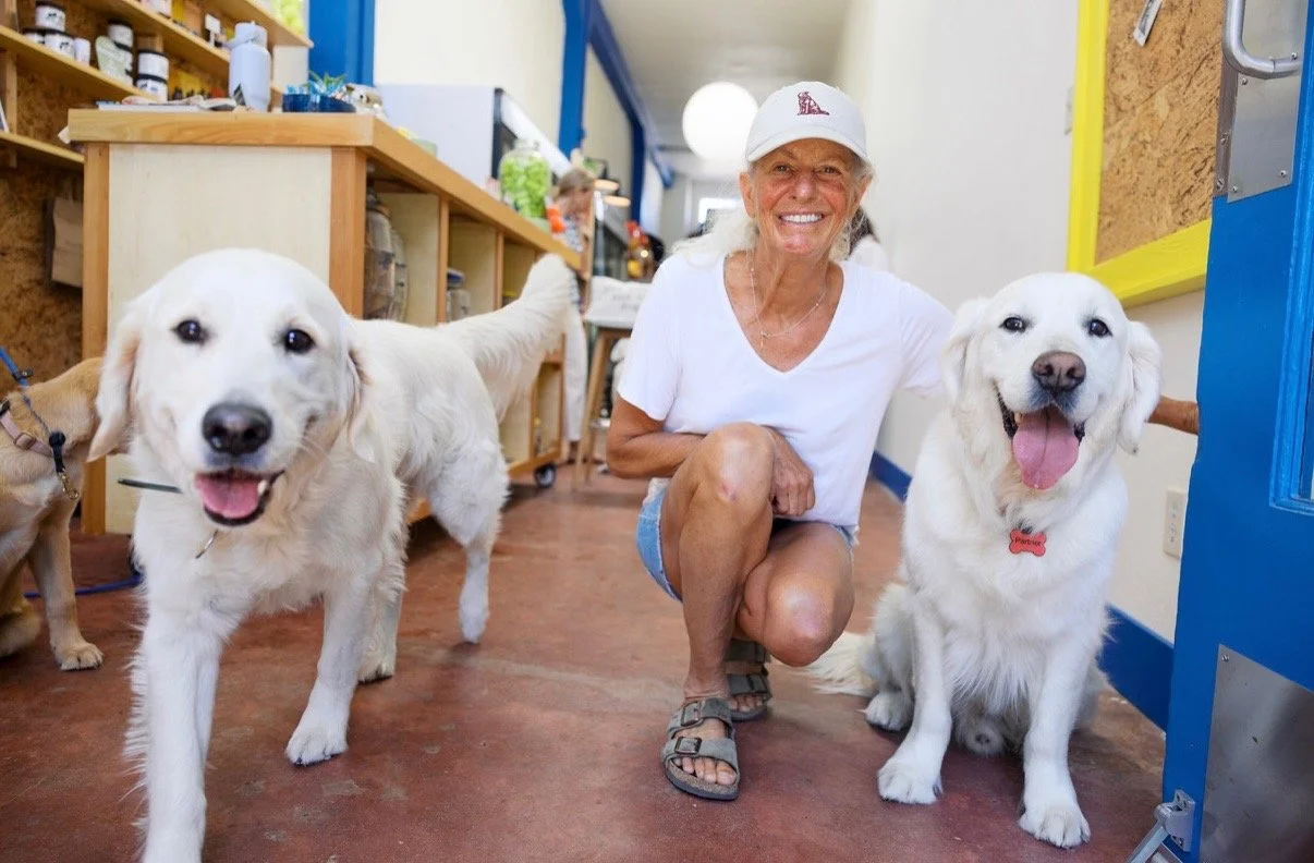 Co-founder of Nature's Prey at Partner's Place, her California pet store focused on natural nutrition and high-quality products for dogs and cats.