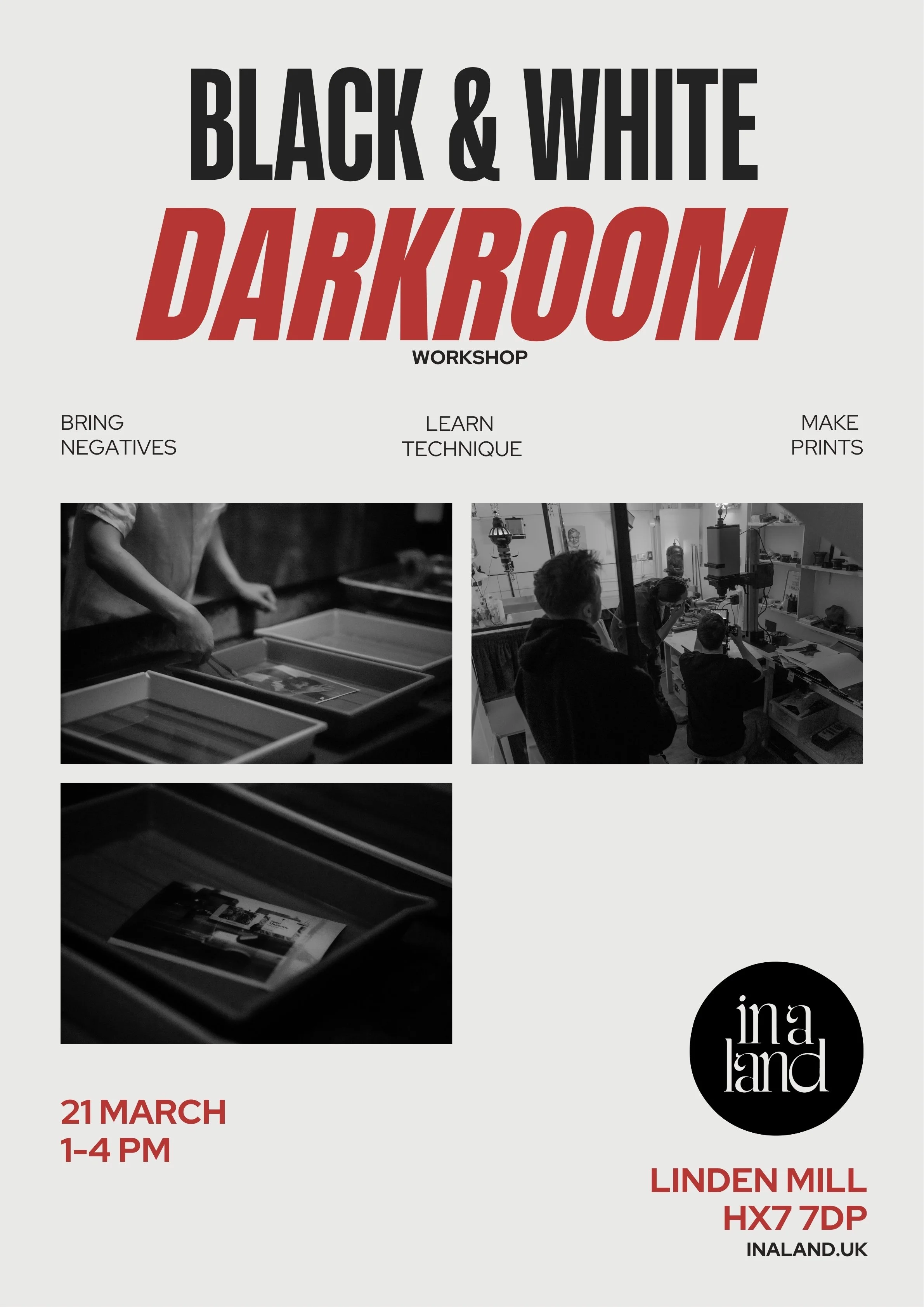 Black & White Darkroom Printing Workshop